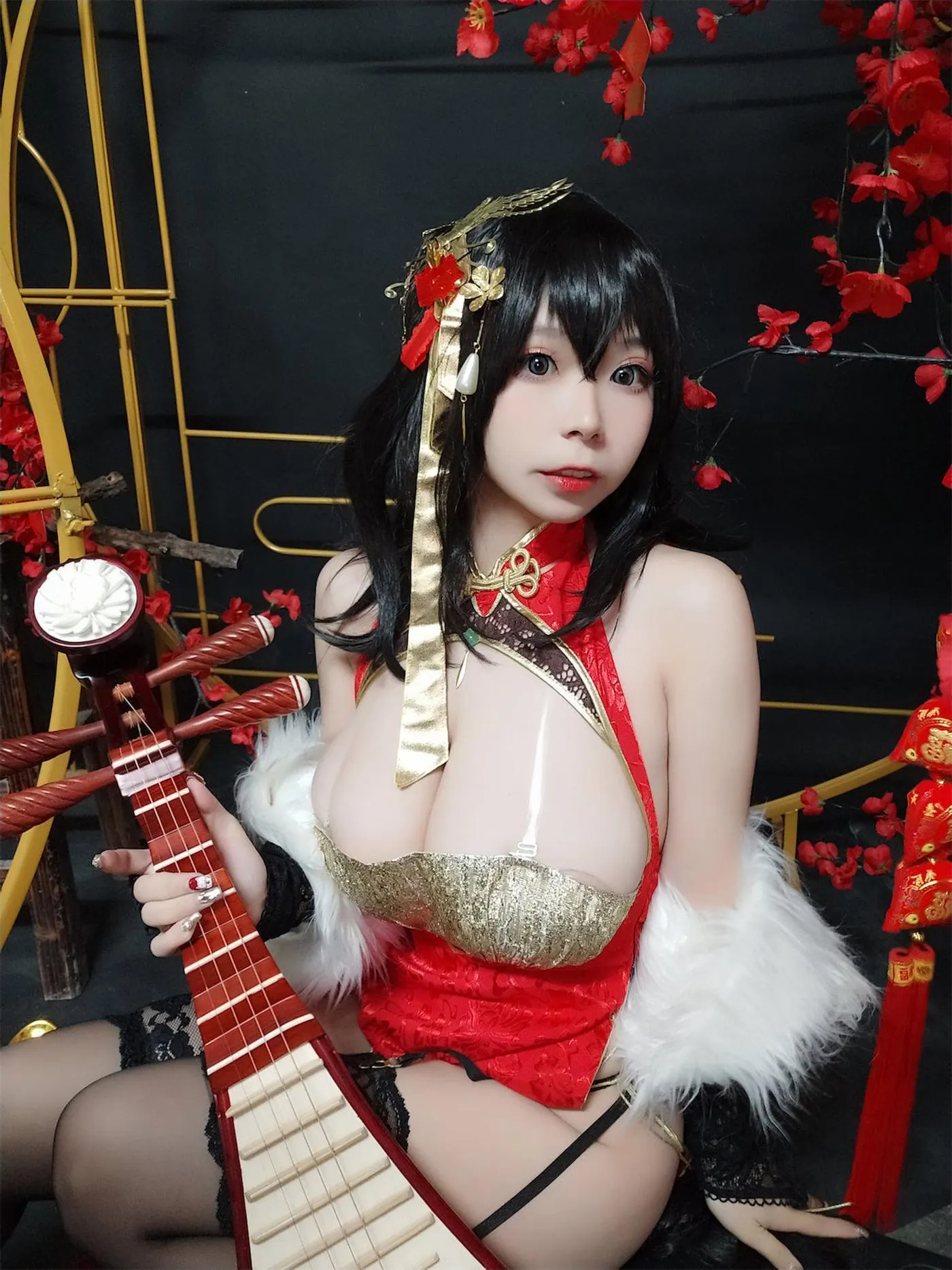 无颜小天使wy – NO.16 碧蓝航线 大凤红旗袍 [58P]插图9