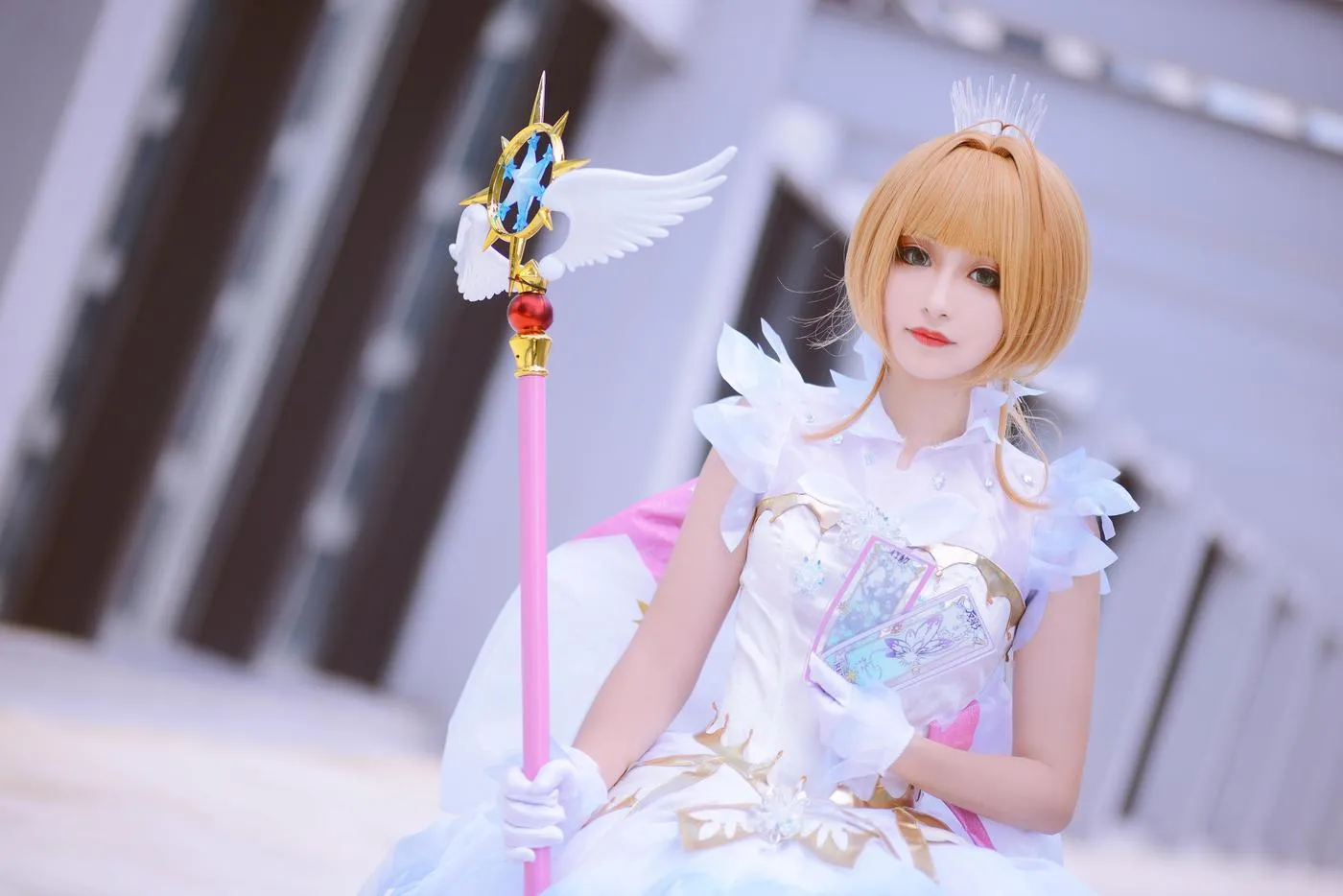 时雨-Jiu – NO.20 魔卡少女樱COS木之本樱萌妹正片 [10P]插图6
