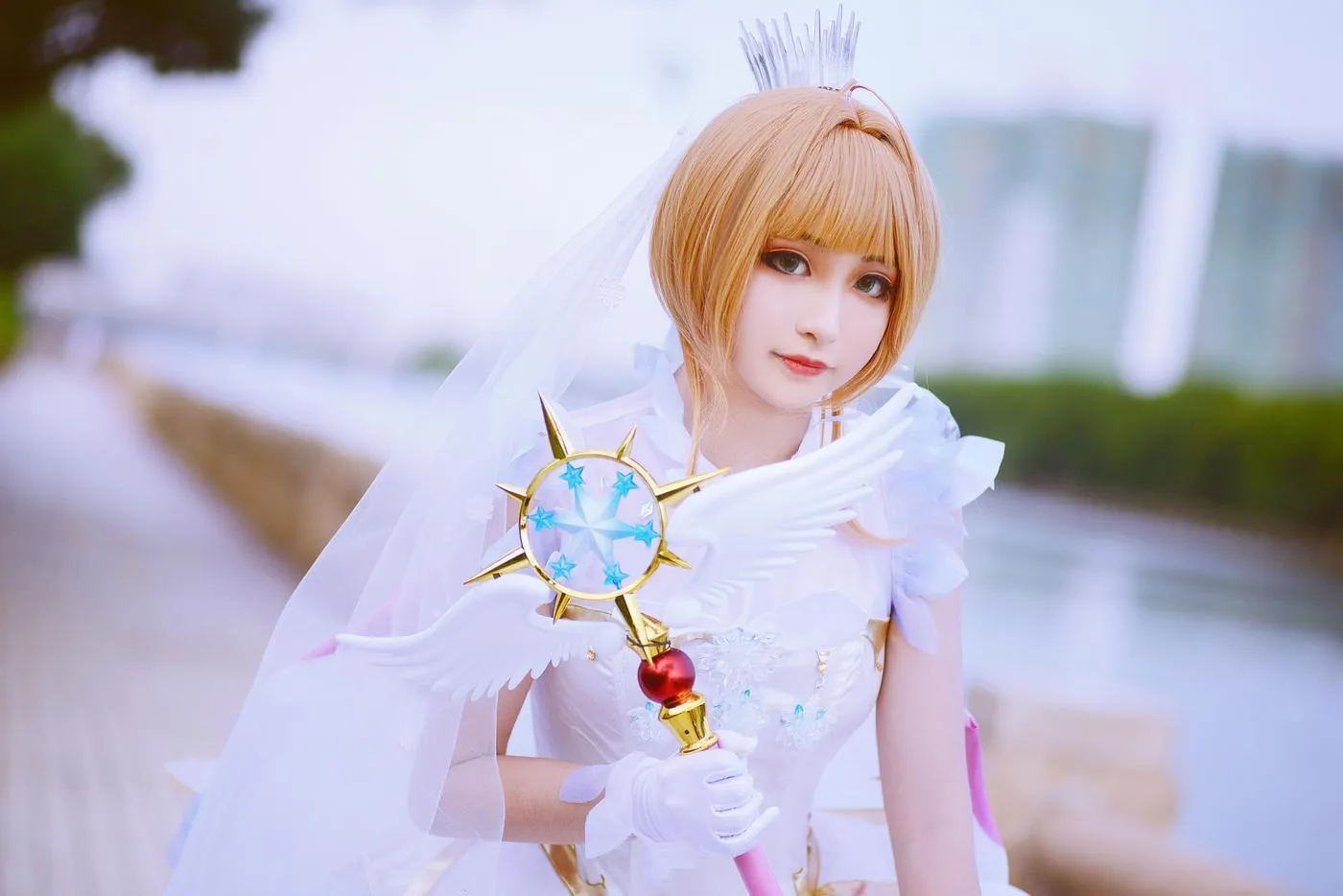 时雨-Jiu – NO.20 魔卡少女樱COS木之本樱萌妹正片 [10P]插图8
