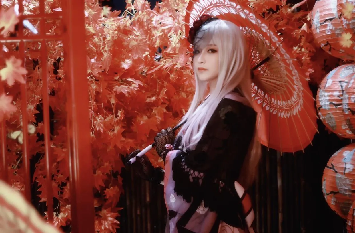 时雨-Jiu – NO.22 蔷薇少女COS正片水银灯 [9P]插图6