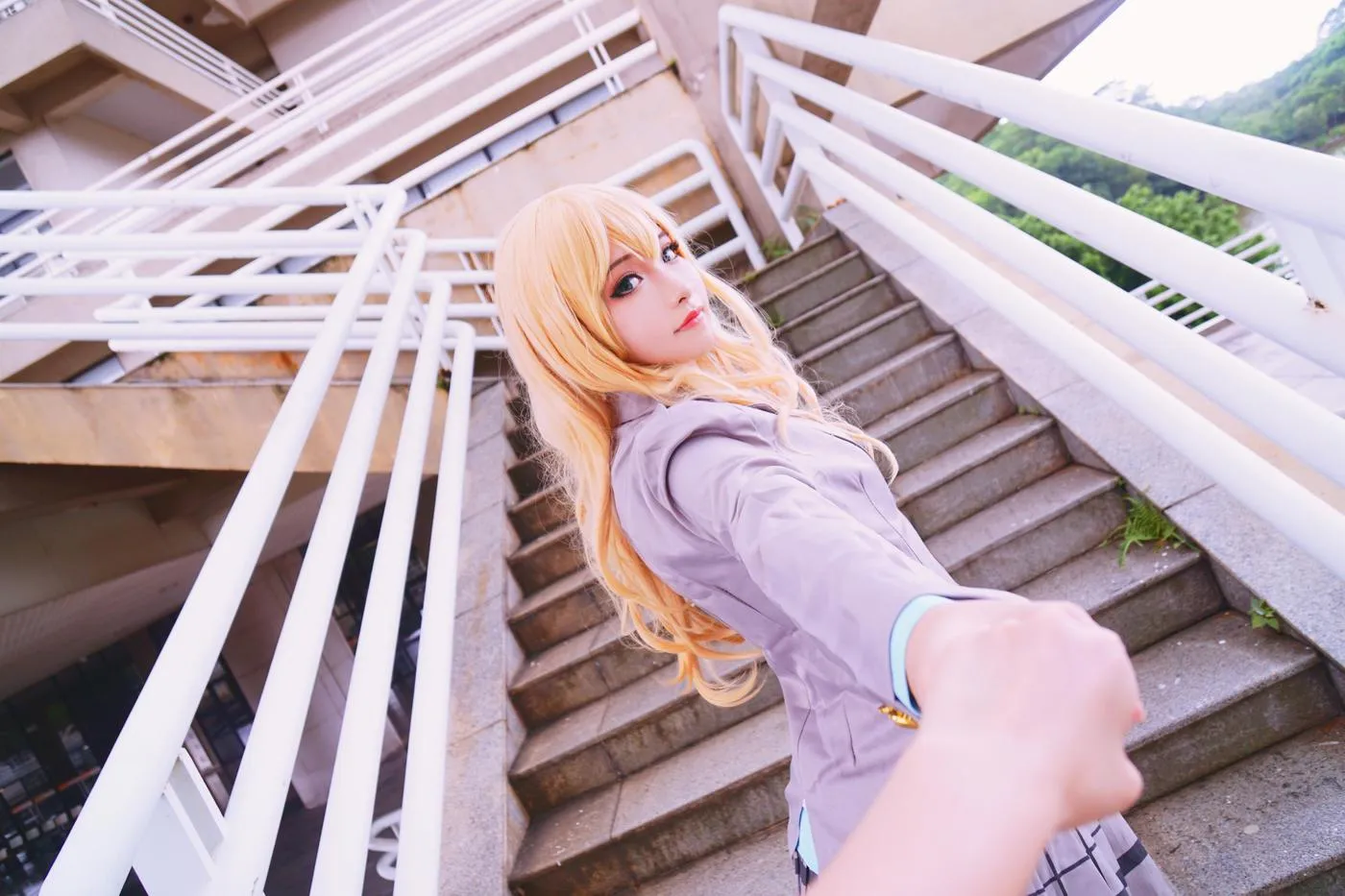 时雨-Jiu – NO.23 四月是你的谎言宫园薰COS制服美少女萌妹子 [20P]插图7