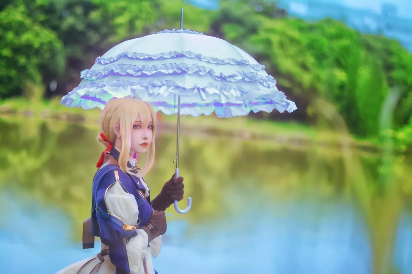 时雨-Jiu – NO.26 紫罗兰永恒花园COS正片薇尔莉特COS [12P]插图8