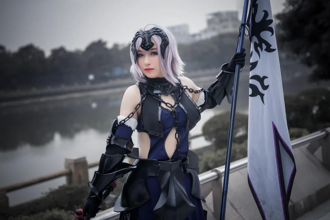 时雨-Jiu – NO.36 FATEGRAND ORDER COS贞德FATE御姐场照 [11P]插图8