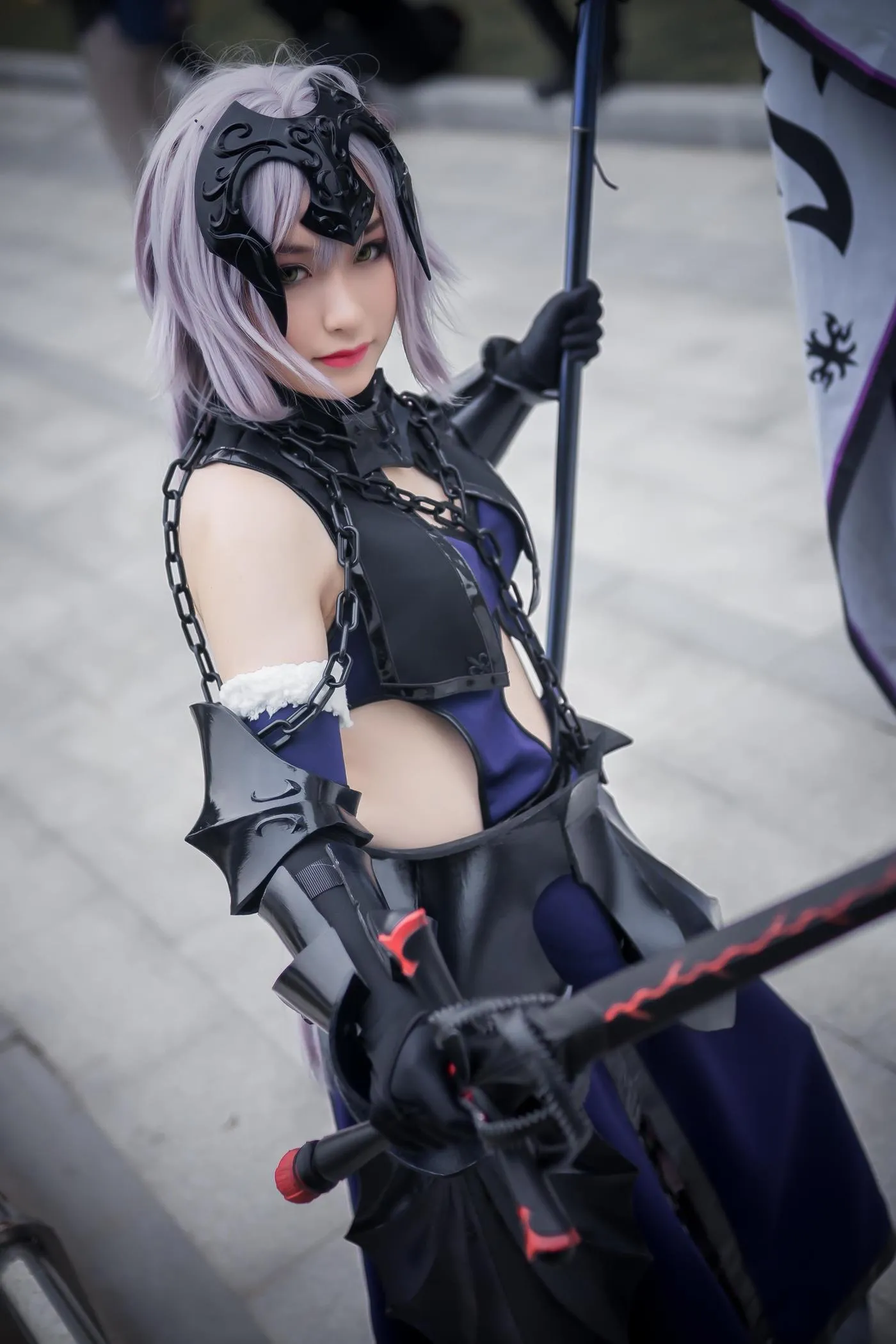 时雨-Jiu – NO.36 FATEGRAND ORDER COS贞德FATE御姐场照 [11P]插图9