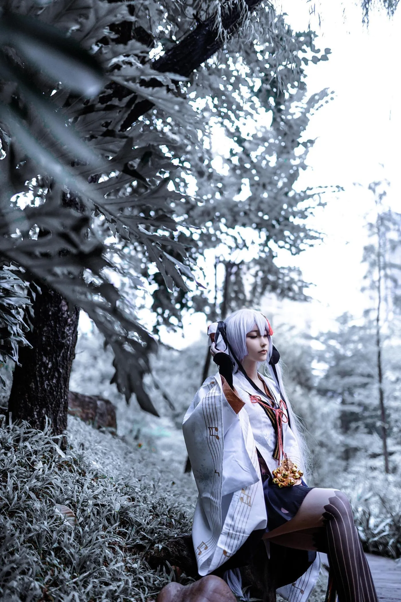 时雨-Jiu – NO.41 VOCALOID  COS正片初音未来雪MIKU [9P]插图6
