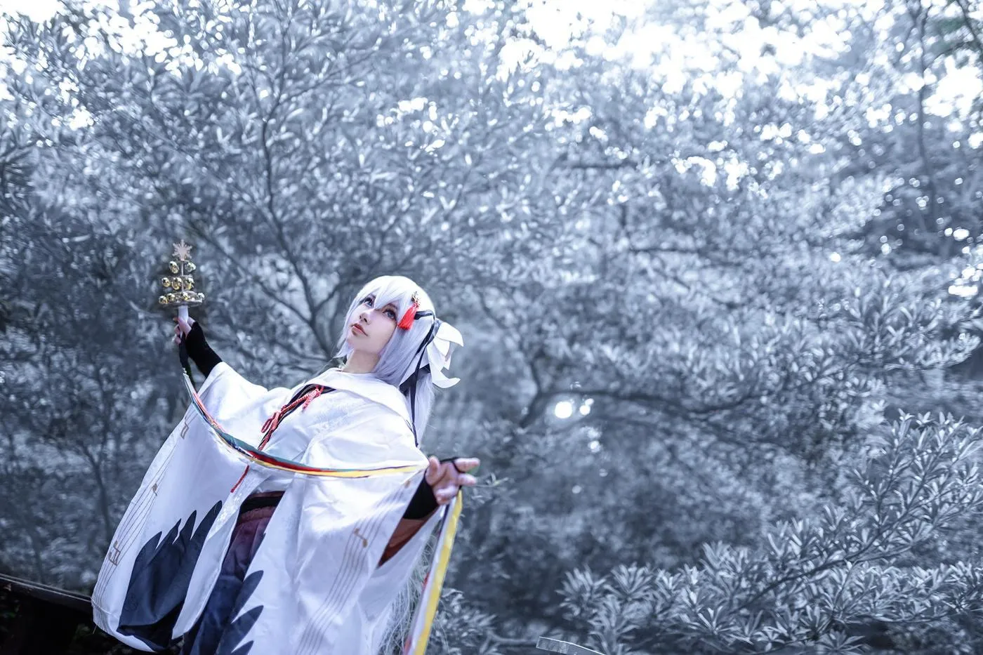 时雨-Jiu – NO.41 VOCALOID  COS正片初音未来雪MIKU [9P]插图8