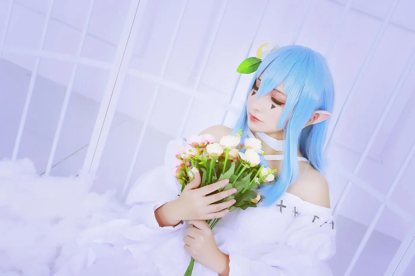 时雨-Jiu – NO.48 凹凸世界COS玫瑰战争 安莉洁 [8P]插图5