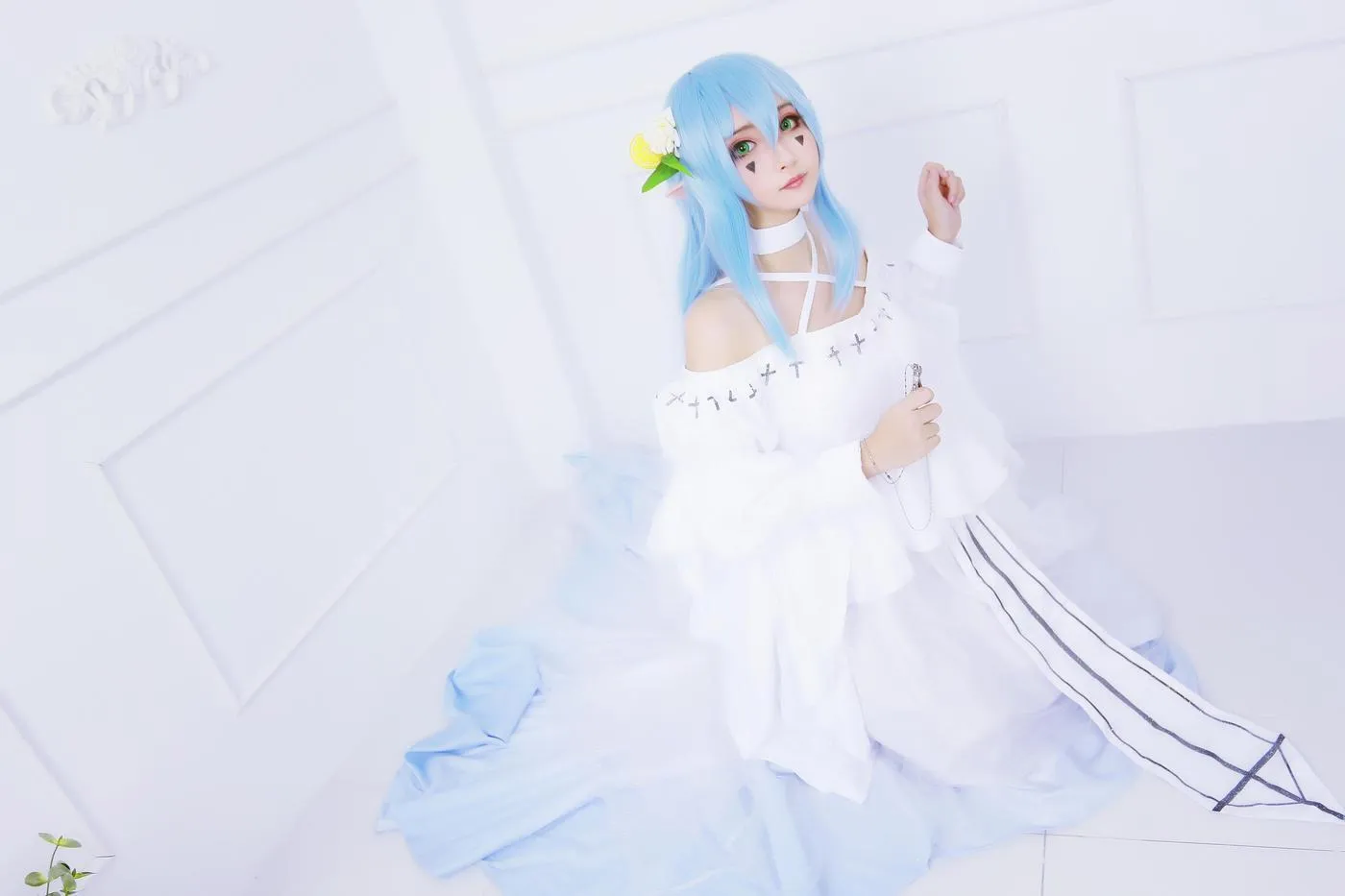 时雨-Jiu – NO.48 凹凸世界COS玫瑰战争 安莉洁 [8P]插图6