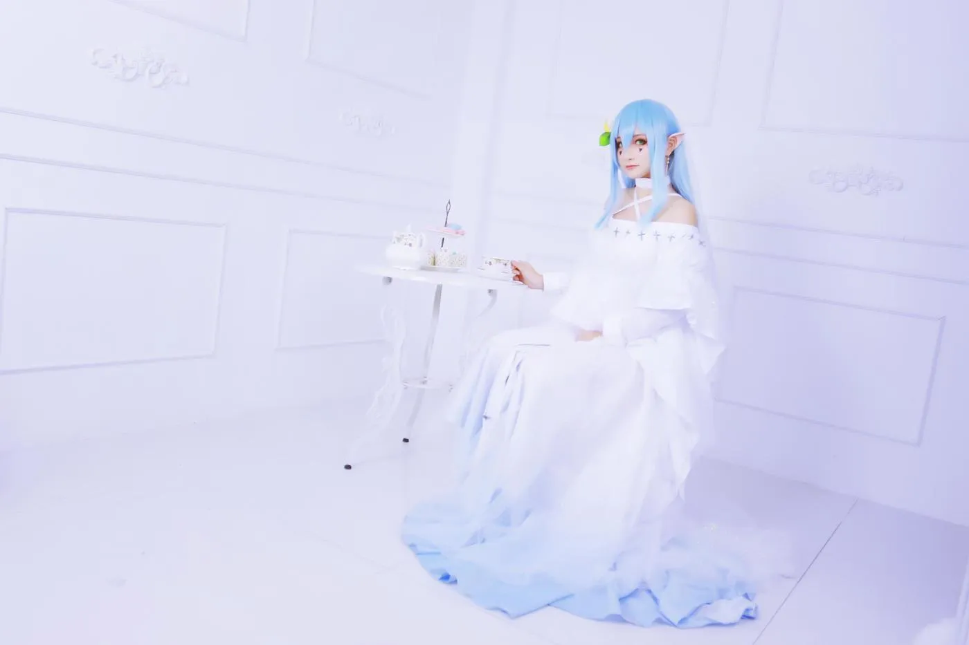 时雨-Jiu – NO.48 凹凸世界COS玫瑰战争 安莉洁 [8P]插图7