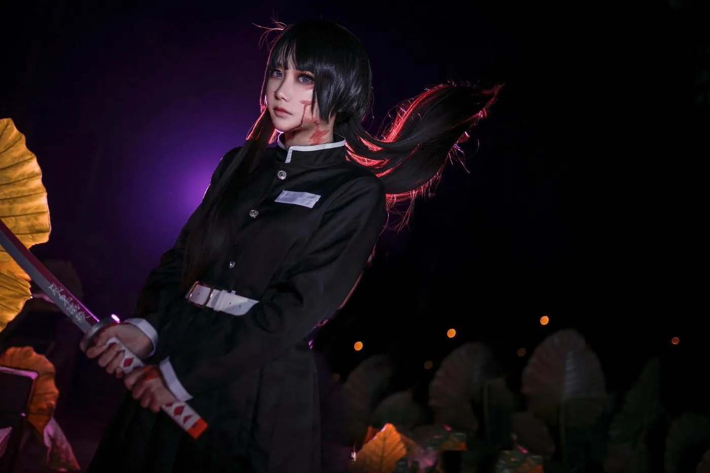时雨-Jiu – NO.52 鬼灭之刃 COS COS栗花落香奈平萌妹 [30P]插图8
