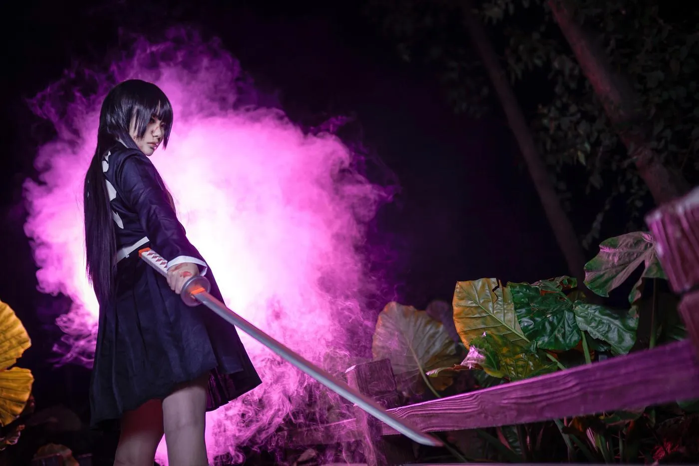 时雨-Jiu – NO.52 鬼灭之刃 COS COS栗花落香奈平萌妹 [30P]插图2