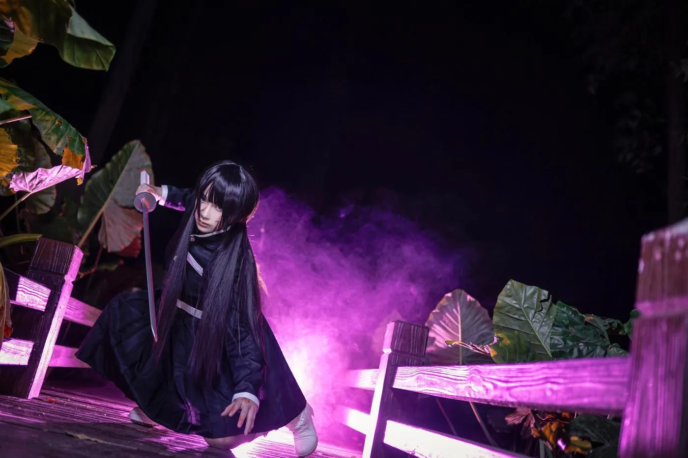 时雨-Jiu – NO.52 鬼灭之刃 COS COS栗花落香奈平萌妹 [30P]插图4