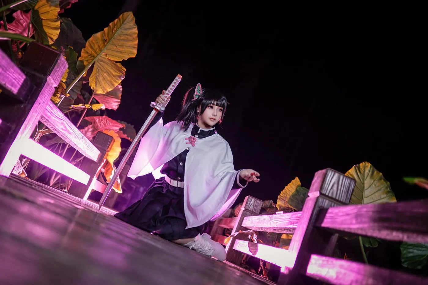 时雨-Jiu – NO.52 鬼灭之刃 COS COS栗花落香奈平萌妹 [30P]插图1