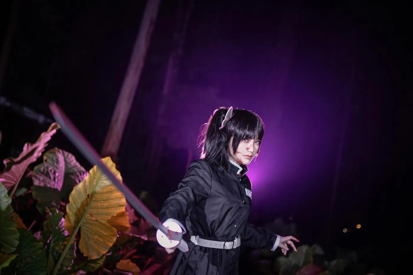 时雨-Jiu – NO.52 鬼灭之刃 COS COS栗花落香奈平萌妹 [30P]插图8