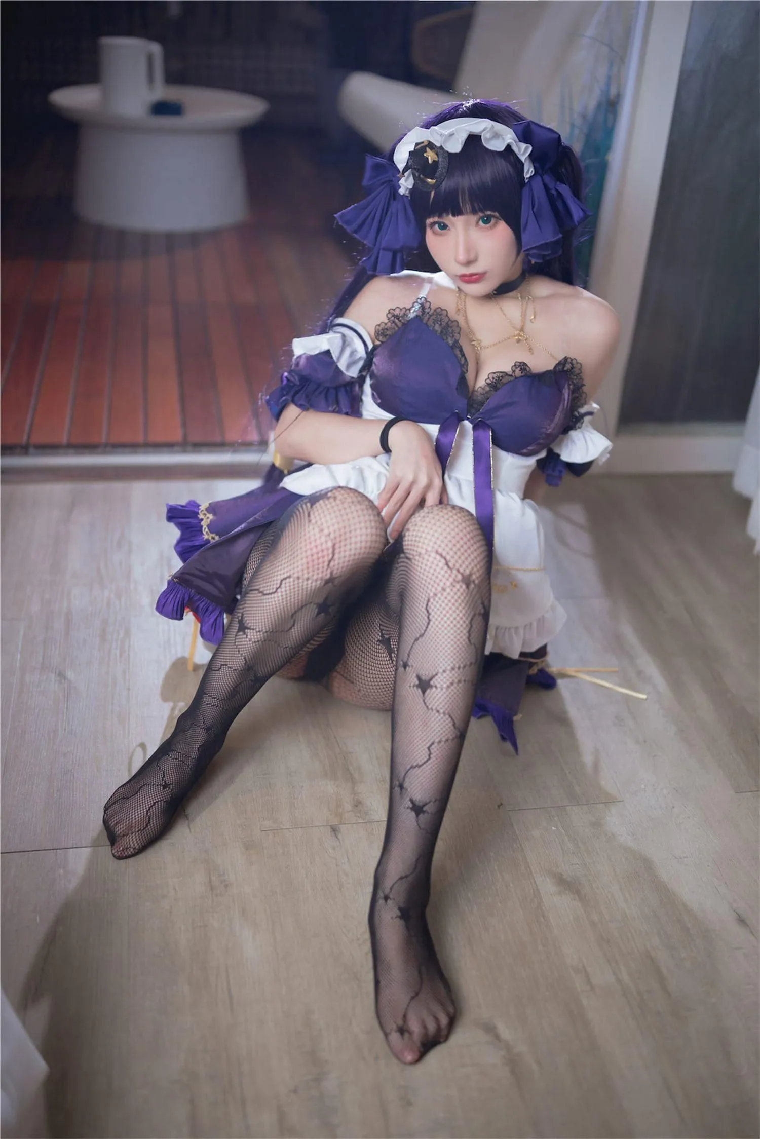 是三不是世w NO.008 原神 莫娜女仆 [55P]插图8