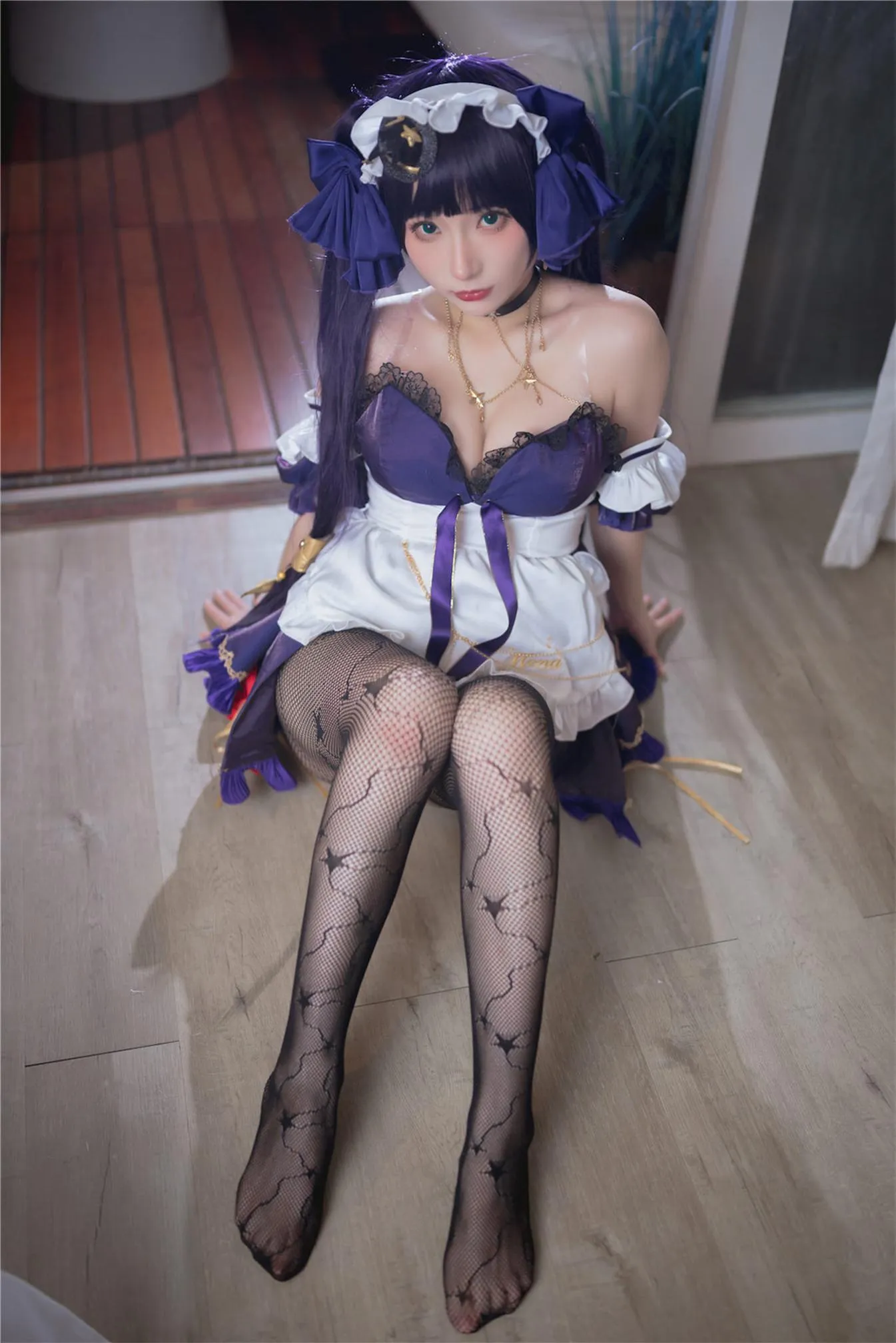 是三不是世w NO.008 原神 莫娜女仆 [55P]插图9