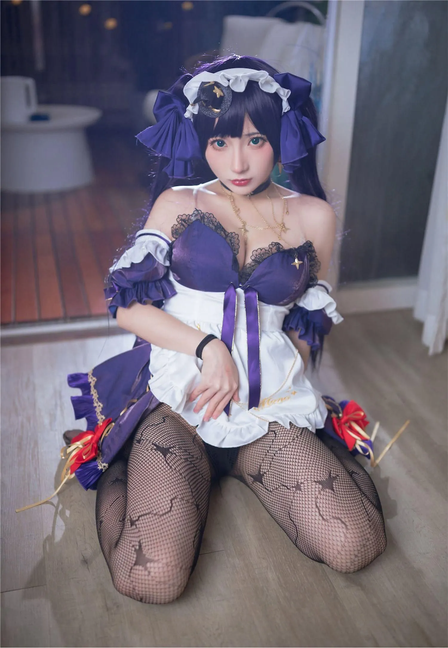 是三不是世w NO.008 原神 莫娜女仆 [55P]插图8
