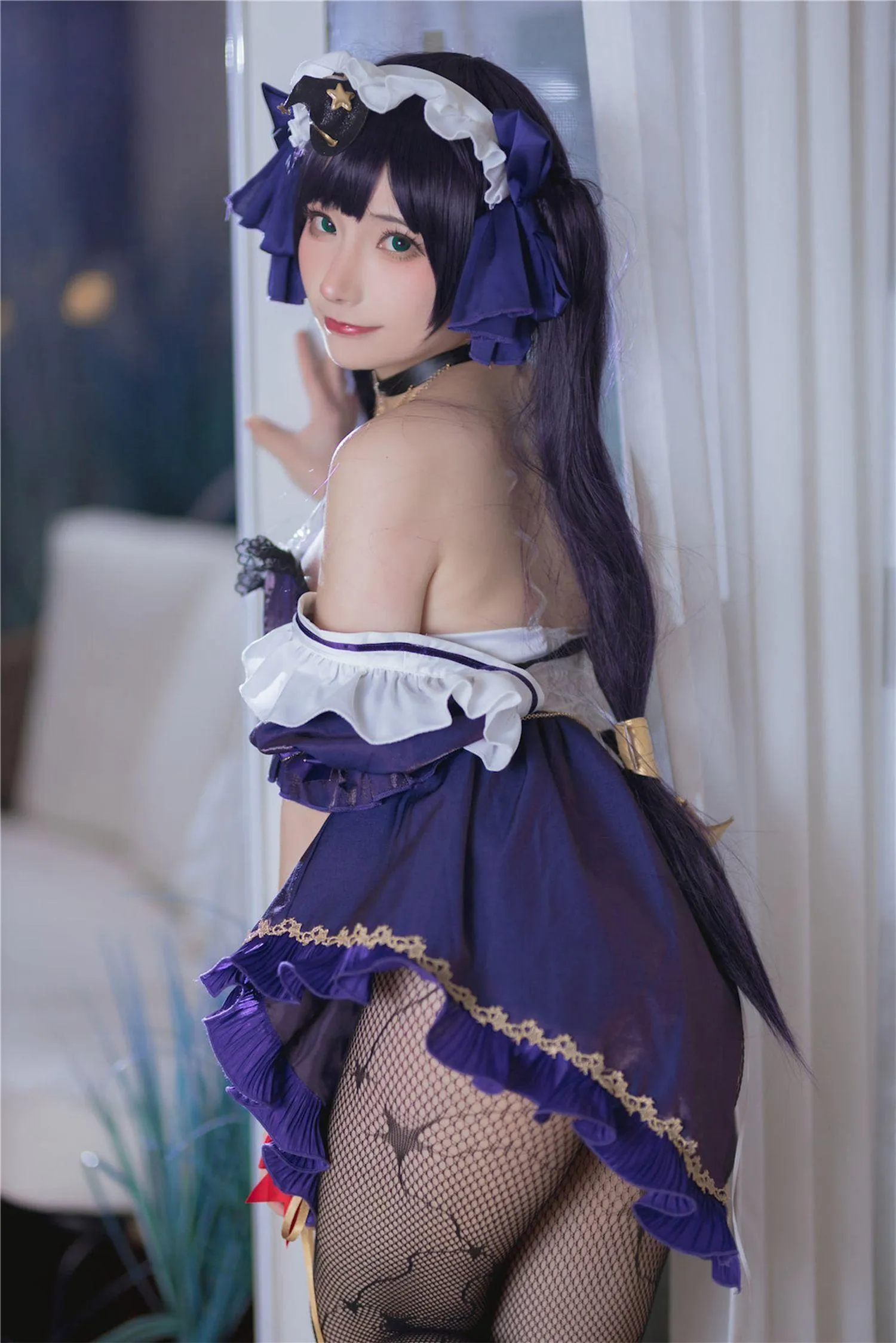 是三不是世w NO.008 原神 莫娜女仆 [55P]插图2
