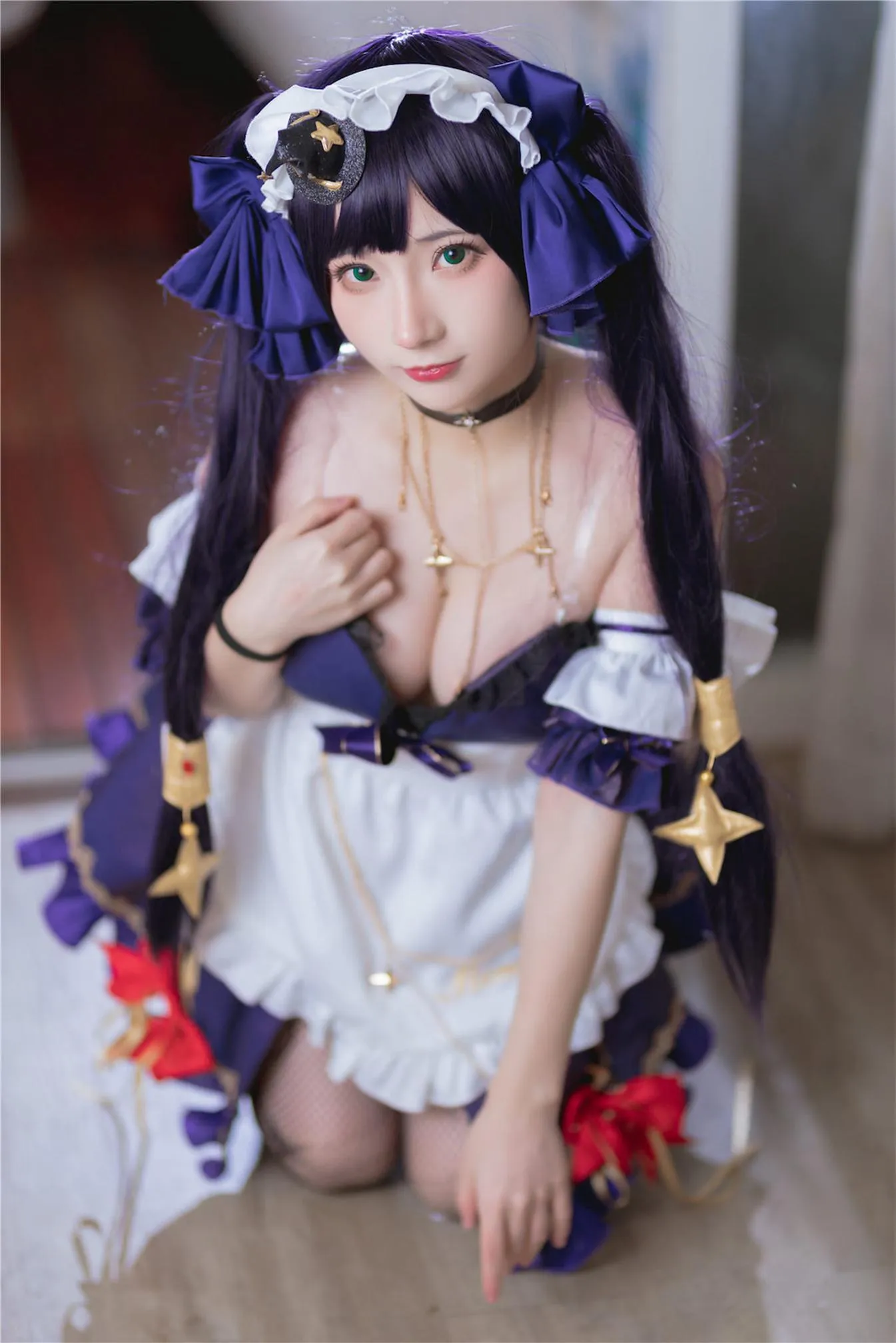 是三不是世w NO.008 原神 莫娜女仆 [55P]插图3