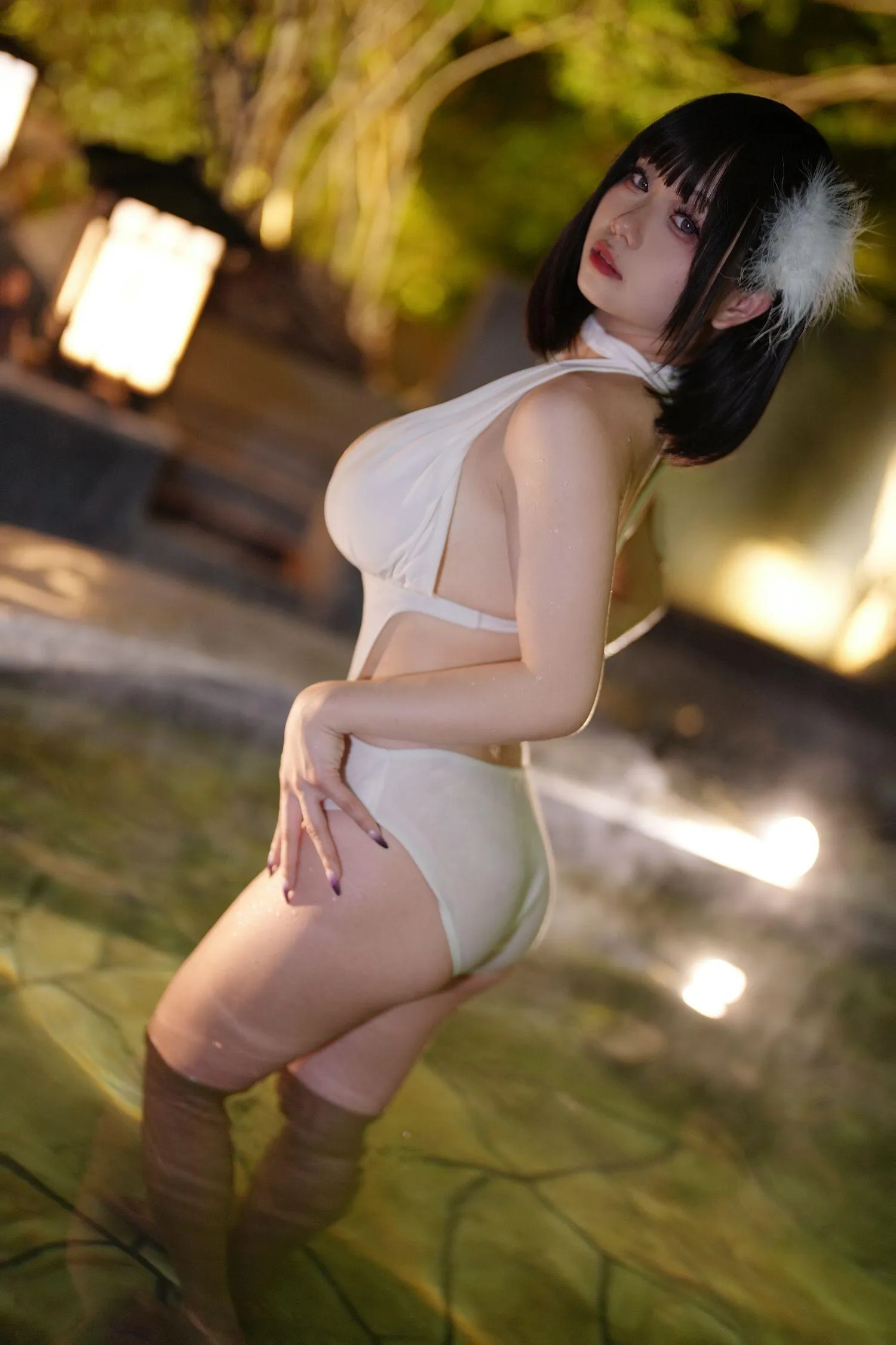 末夜787 – NO.11 夏日白色泳装 [23P]插图9