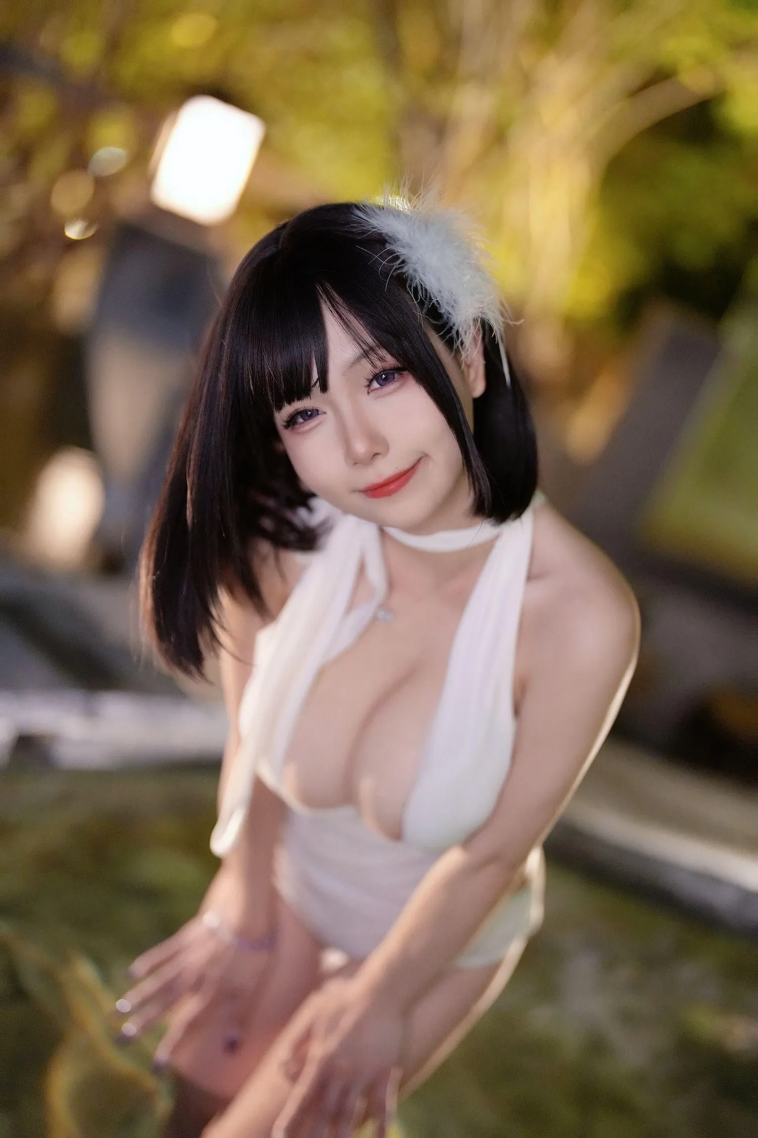 末夜787 – NO.11 夏日白色泳装 [23P]插图7