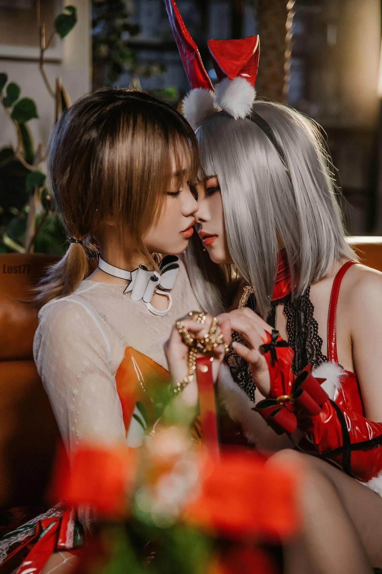 柒柒要乖哦 NO.010 2021圣诞双兔 [23P]插图6