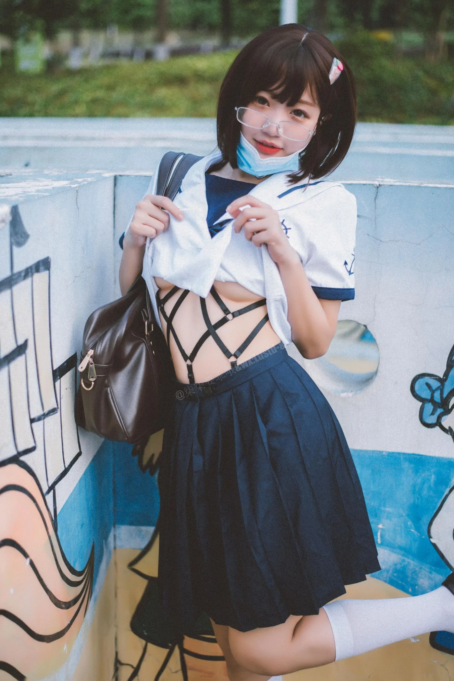柒柒要乖哦 NO.014 乐园JK [37P]插图7