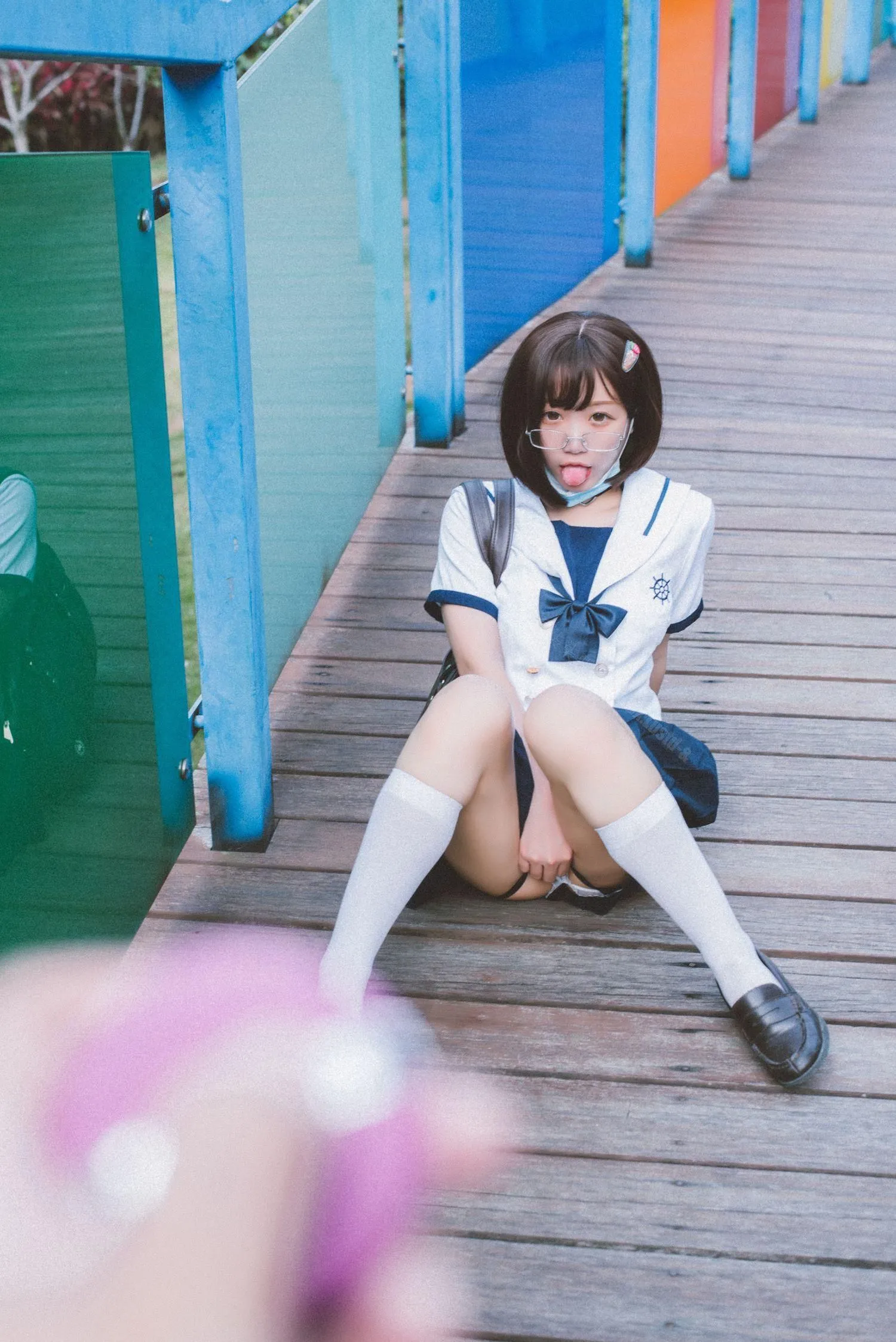 柒柒要乖哦 NO.014 乐园JK [37P]插图7
