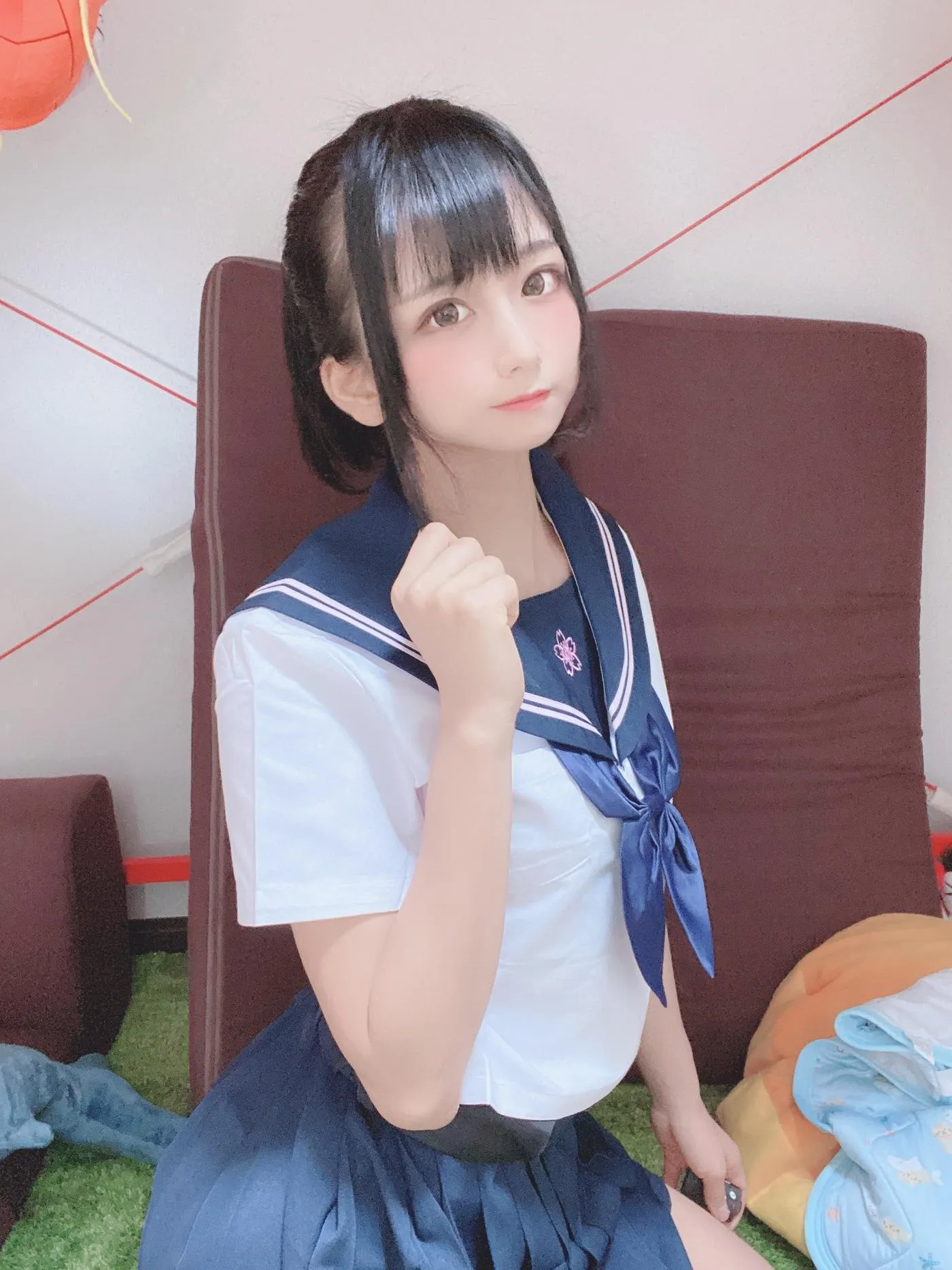 柳丸 – NO.01 [Fantia] 2020年07月写真合集(13期)-2020-07-17 セーラー服のヮィ（前編） [14P]插图