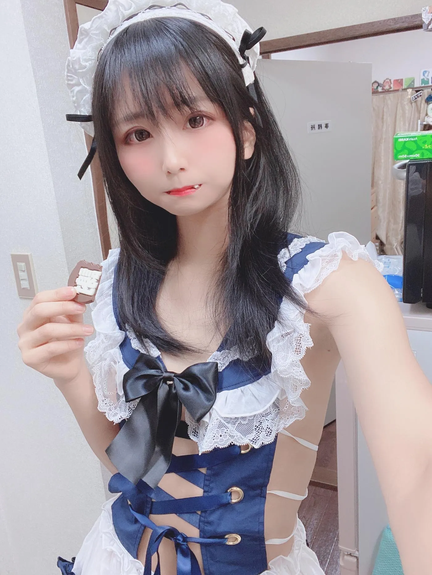柳丸 – NO.02 [Fantia] 2021年03月写真合集(7期)-2021-03-05 会員限定配信のお知らせとチョコ食べ柳丸（前編） [10P]插图9