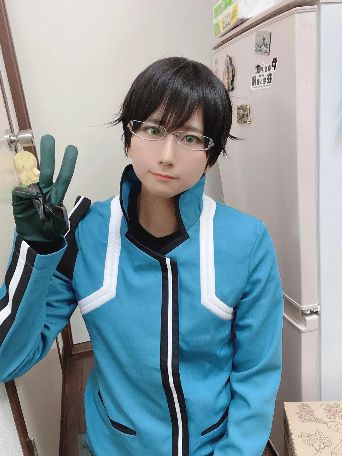 柳丸 – NO.03 [Fantia] 2021年06月写真合集(12期)-2021-06-14 メガネに自撮りライトが反射しない場所を探して台所を徘徊する三雲修 [11P]插图7