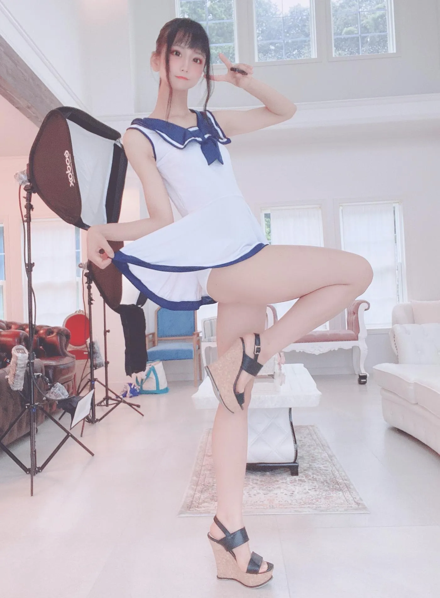 柳丸 – NO.04 [Fantia] 2021年09月写真合集(14期)-2021-09-15 凍らせると美味しいぉゃっの情報と、セーラーワンピースのヮィ [24P]插图1