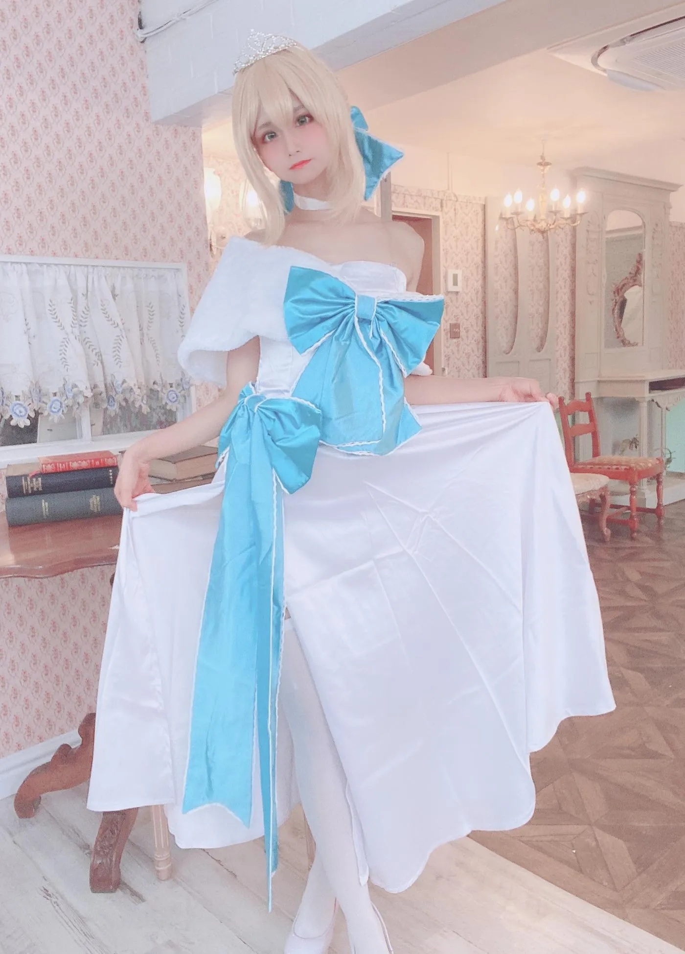 柳丸 – NO.04 [Fantia] 2021年09月写真合集(14期)-2021-09-29 アルトリア英霊正装と10月カレンダー配布 [39P]插图2
