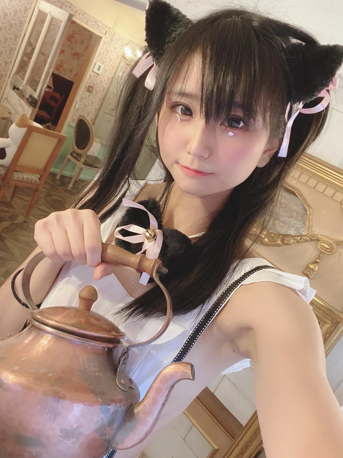柳丸 – NO.05 [Fantia] 2022年02月写真合集(13期)-2022-02-15 すごいエプロンﾈｺﾁｬﾝ [51P]插图