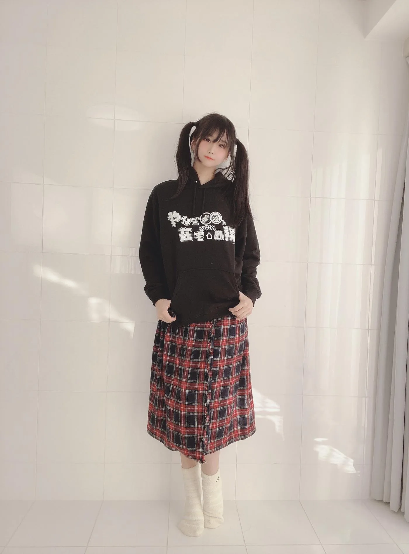 柳丸 – NO.05 [Fantia] 2022年02月写真合集(13期)-2022-02-20 わくわく在宅勤務パーカーのヮィ [32P]插图8