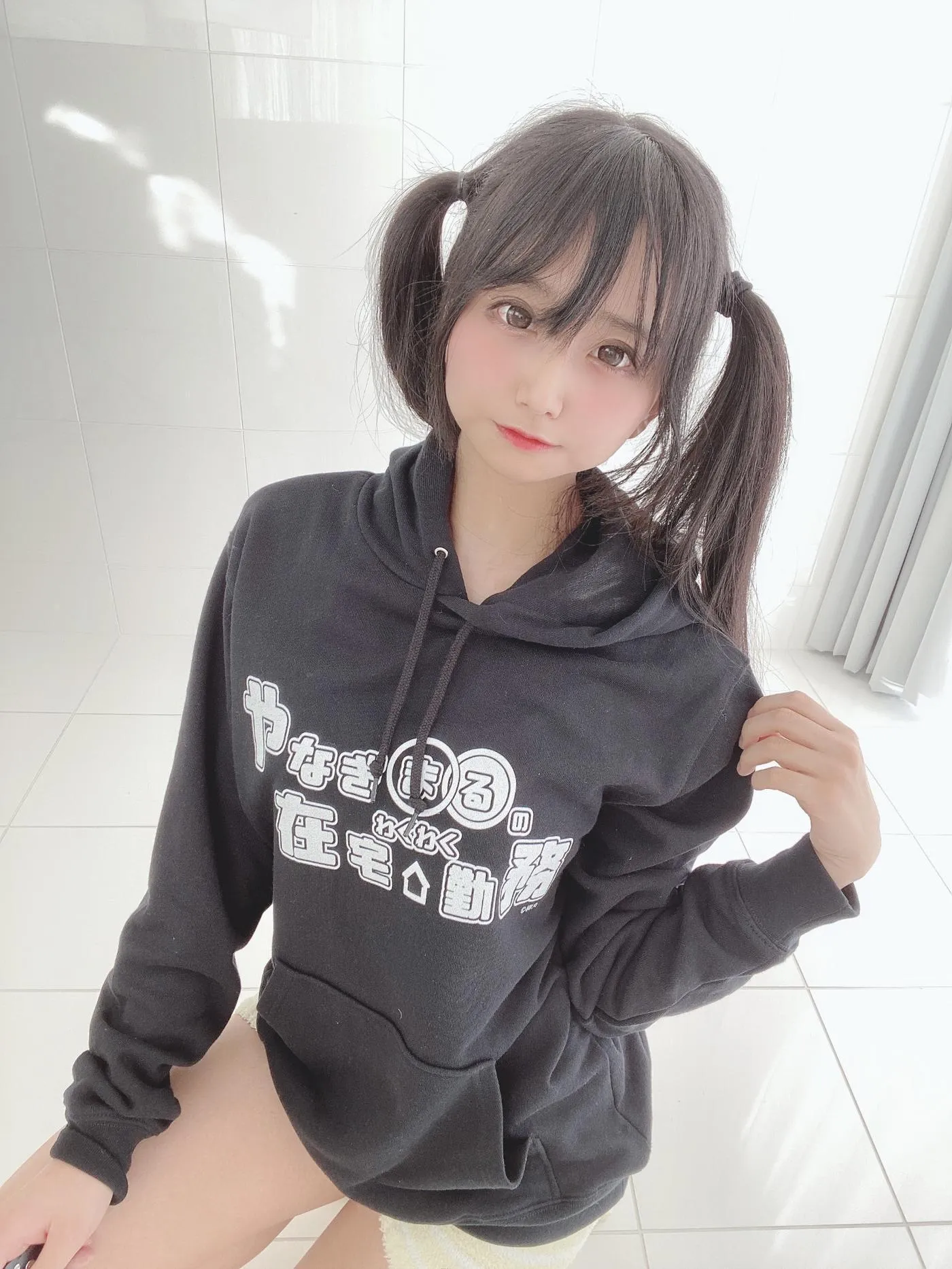 柳丸 – NO.05 [Fantia] 2022年02月写真合集(13期)-2022-02-20 わくわく在宅勤務パーカーのヮィ [32P]插图2