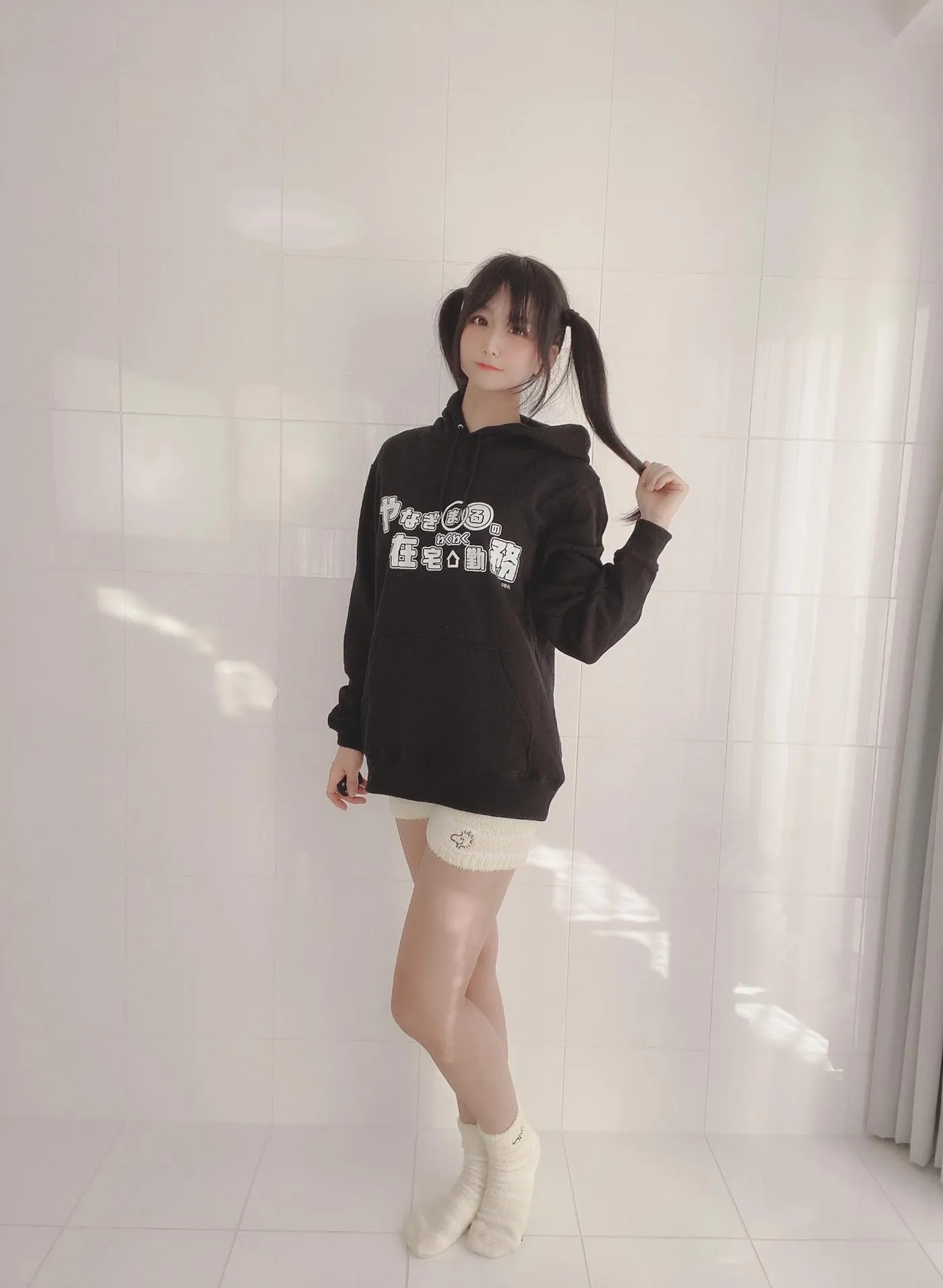 柳丸 – NO.05 [Fantia] 2022年02月写真合集(13期)-2022-02-20 わくわく在宅勤務パーカーのヮィ [32P]插图6