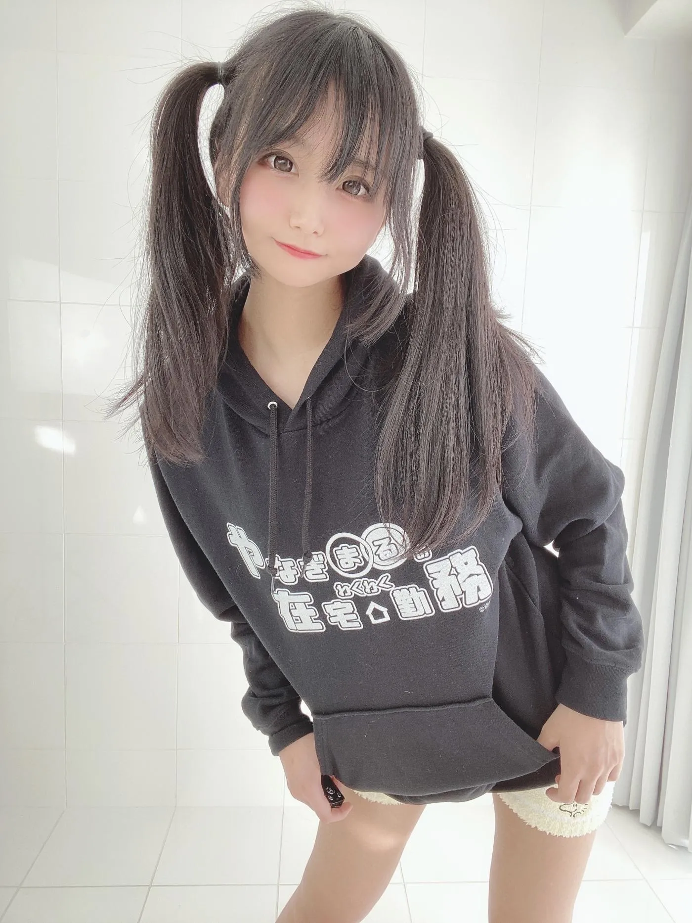 柳丸 – NO.05 [Fantia] 2022年02月写真合集(13期)-2022-02-20 わくわく在宅勤務パーカーのヮィ [32P]插图2