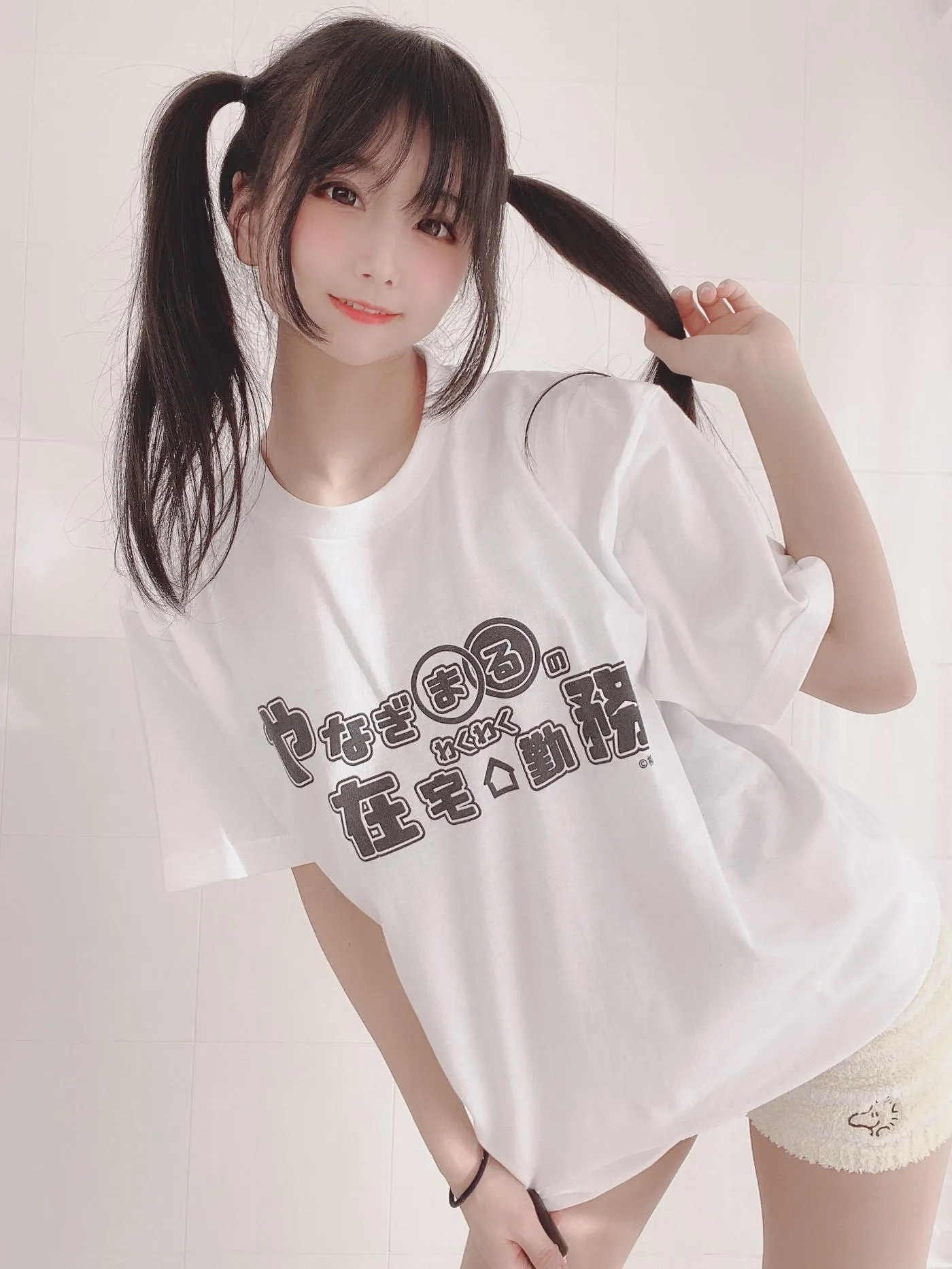柳丸 – NO.05 [Fantia] 2022年02月写真合集(13期)-2022-02-24 わくわく在宅勤務Tシャツのヮィ [26P]插图5