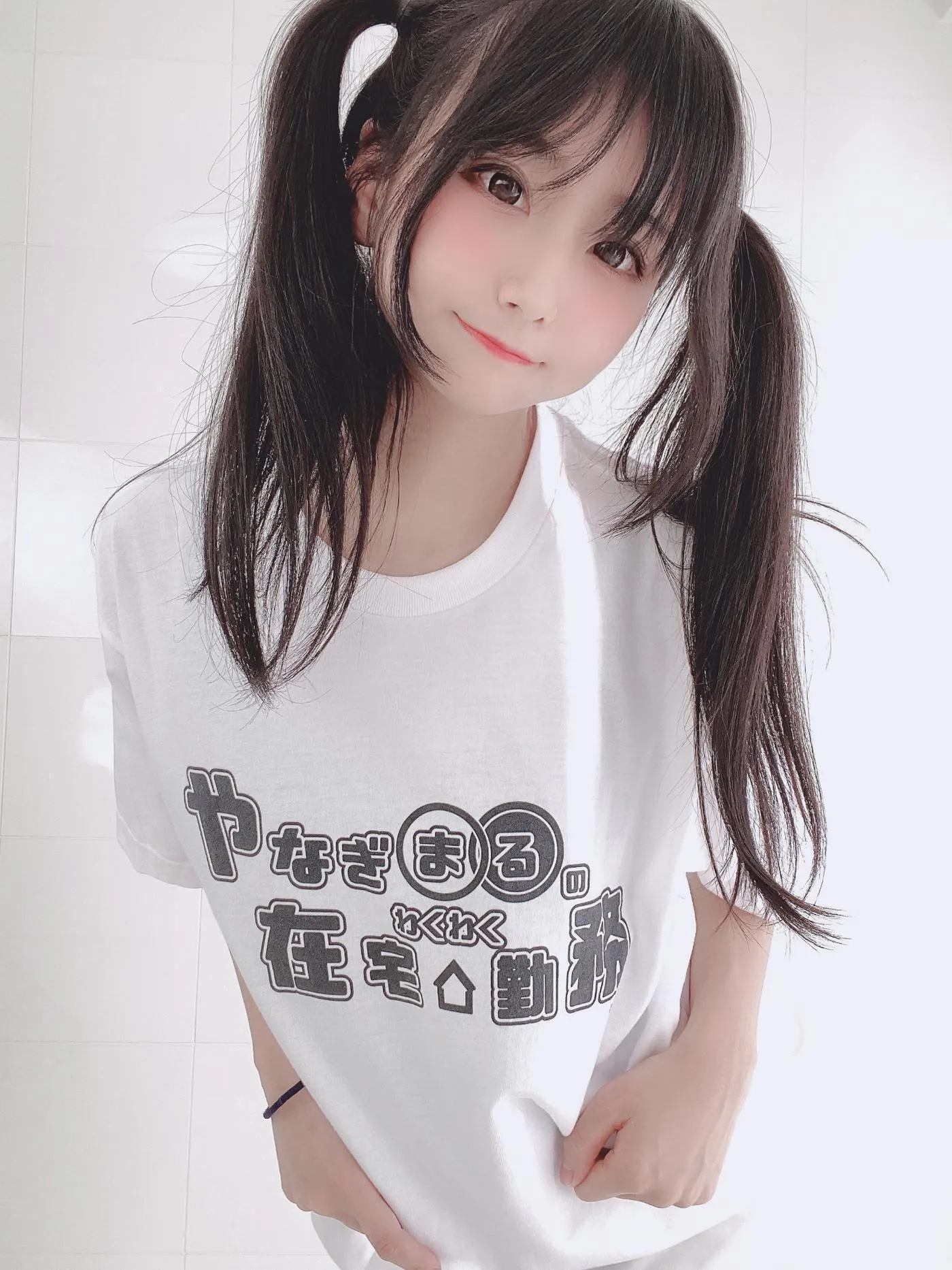 柳丸 – NO.05 [Fantia] 2022年02月写真合集(13期)-2022-02-24 わくわく在宅勤務Tシャツのヮィ [26P]插图7