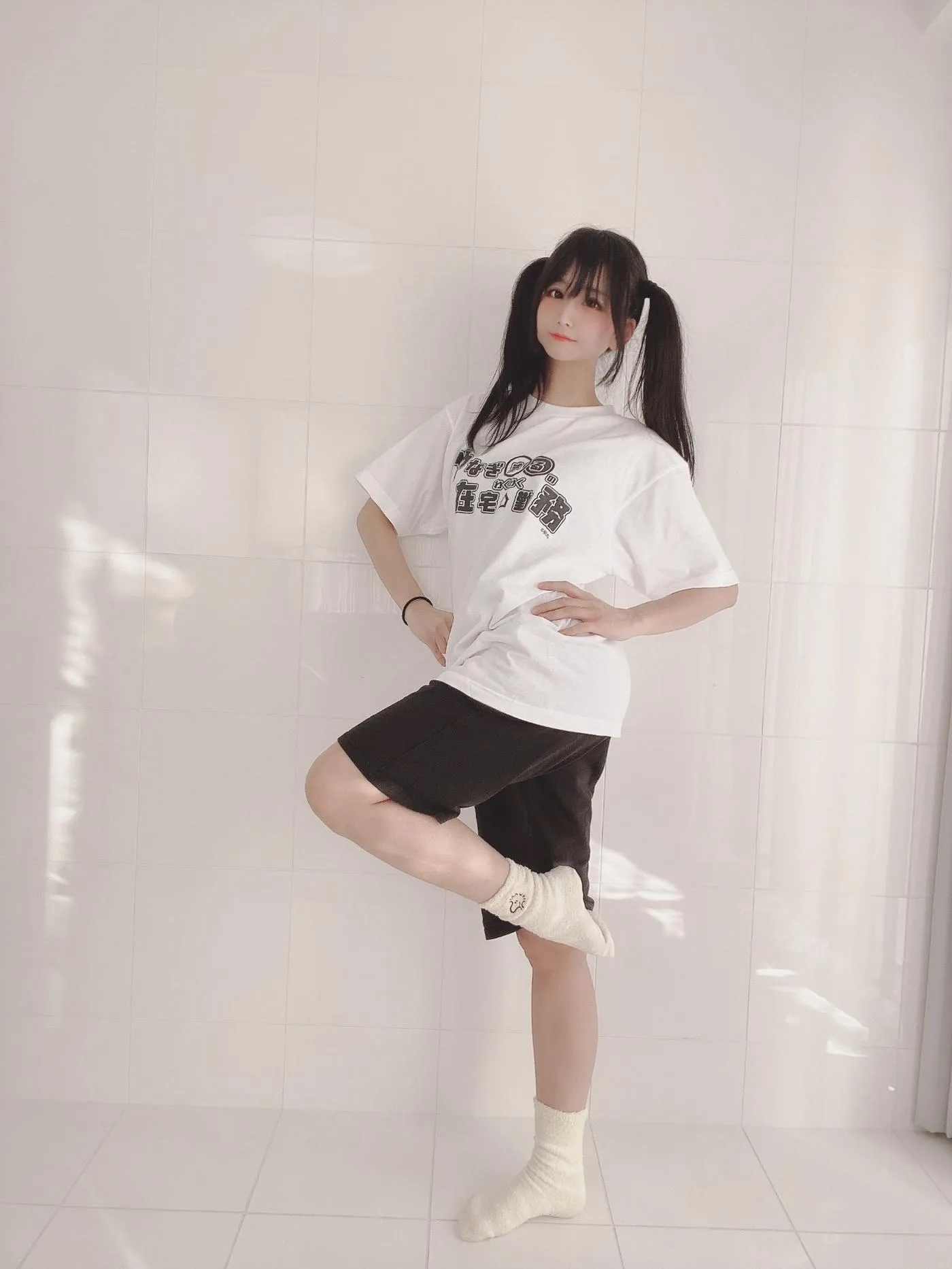 柳丸 – NO.05 [Fantia] 2022年02月写真合集(13期)-2022-02-24 わくわく在宅勤務Tシャツのヮィ [26P]插图6