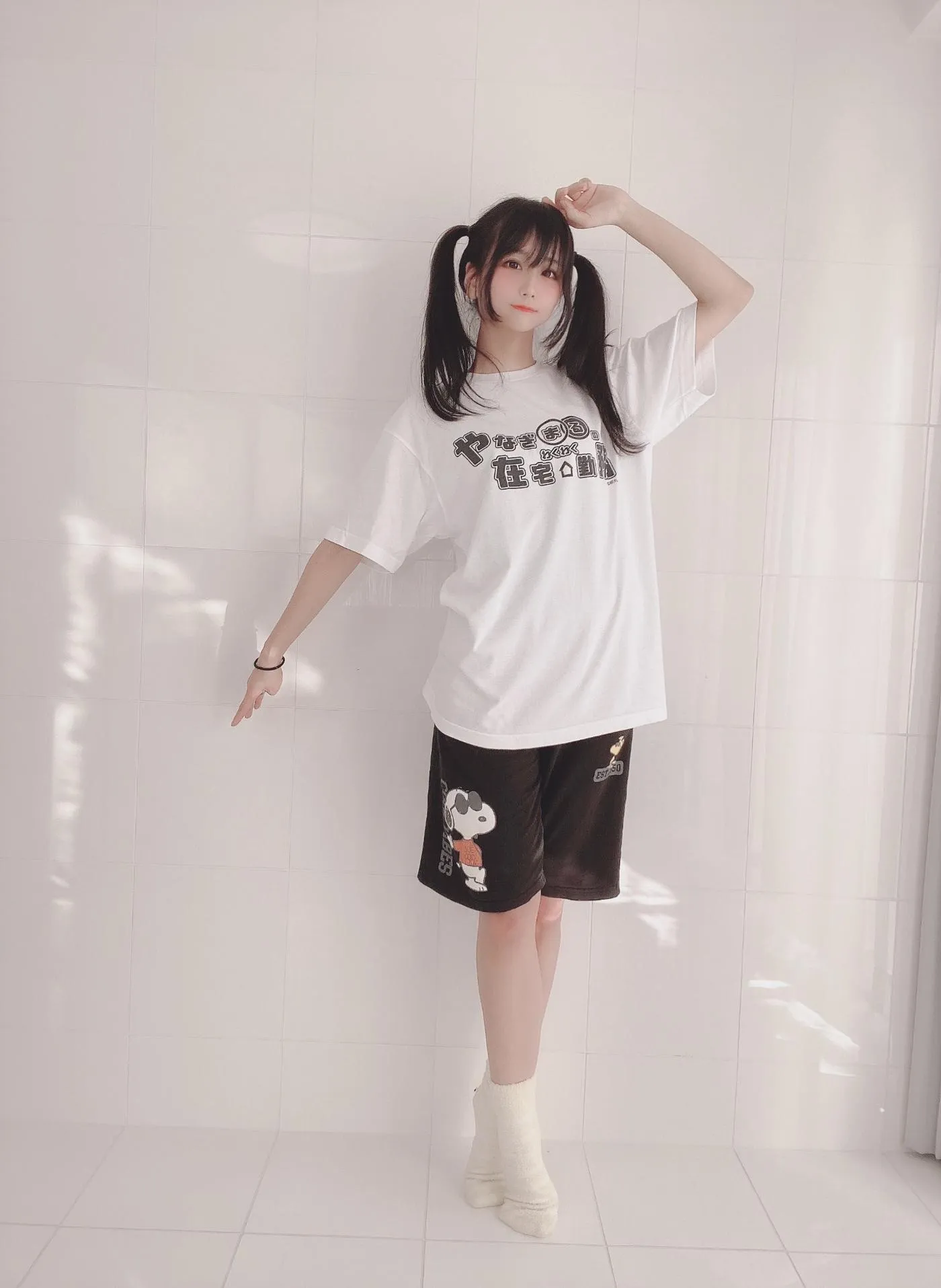 柳丸 – NO.05 [Fantia] 2022年02月写真合集(13期)-2022-02-24 わくわく在宅勤務Tシャツのヮィ [26P]插图9
