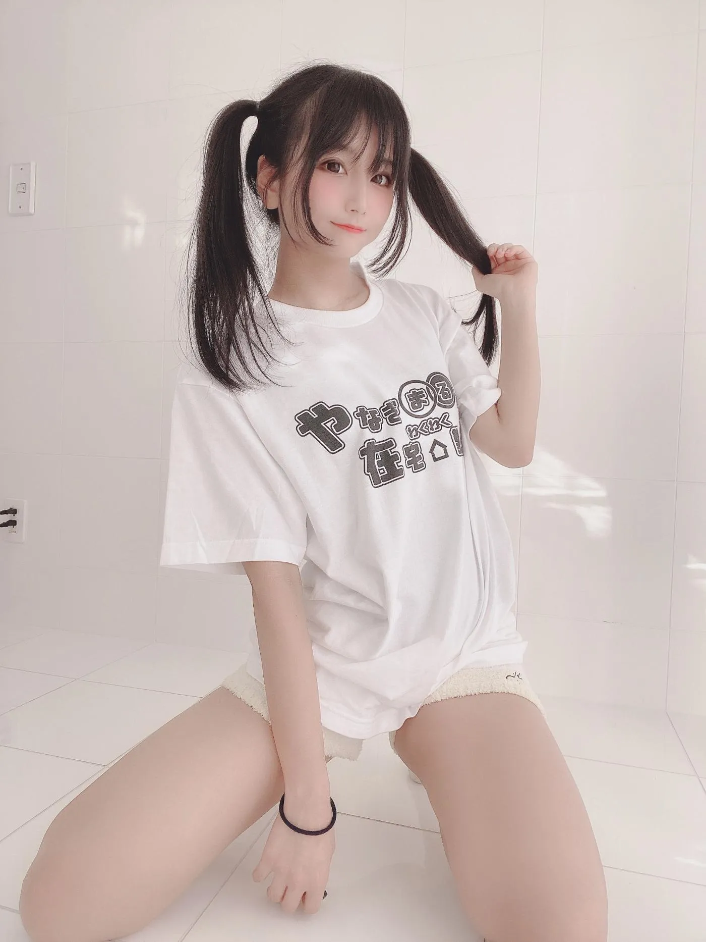 柳丸 – NO.05 [Fantia] 2022年02月写真合集(13期)-2022-02-24 わくわく在宅勤務Tシャツのヮィ [26P]插图4