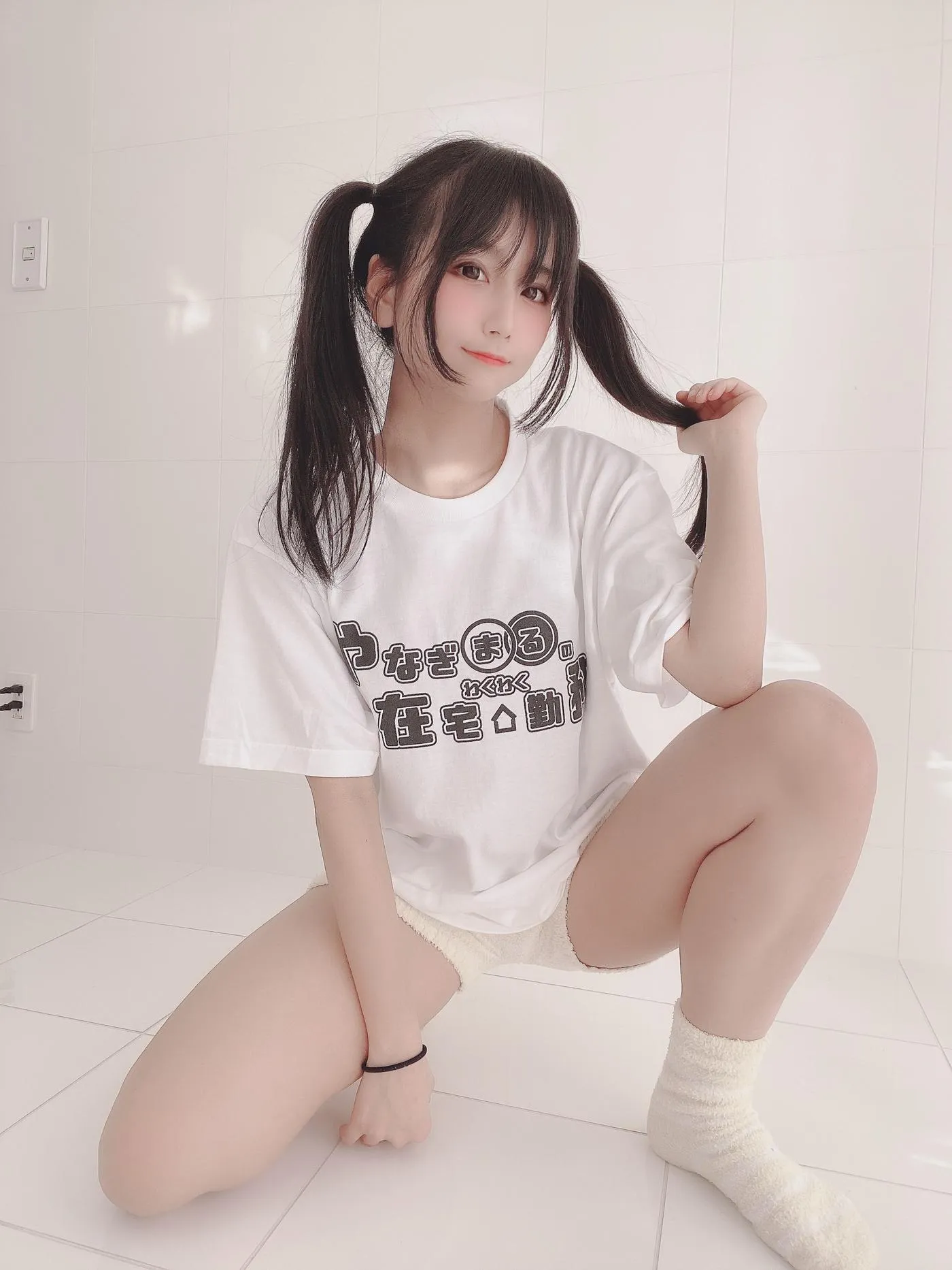 柳丸 – NO.05 [Fantia] 2022年02月写真合集(13期)-2022-02-24 わくわく在宅勤務Tシャツのヮィ [26P]插图5