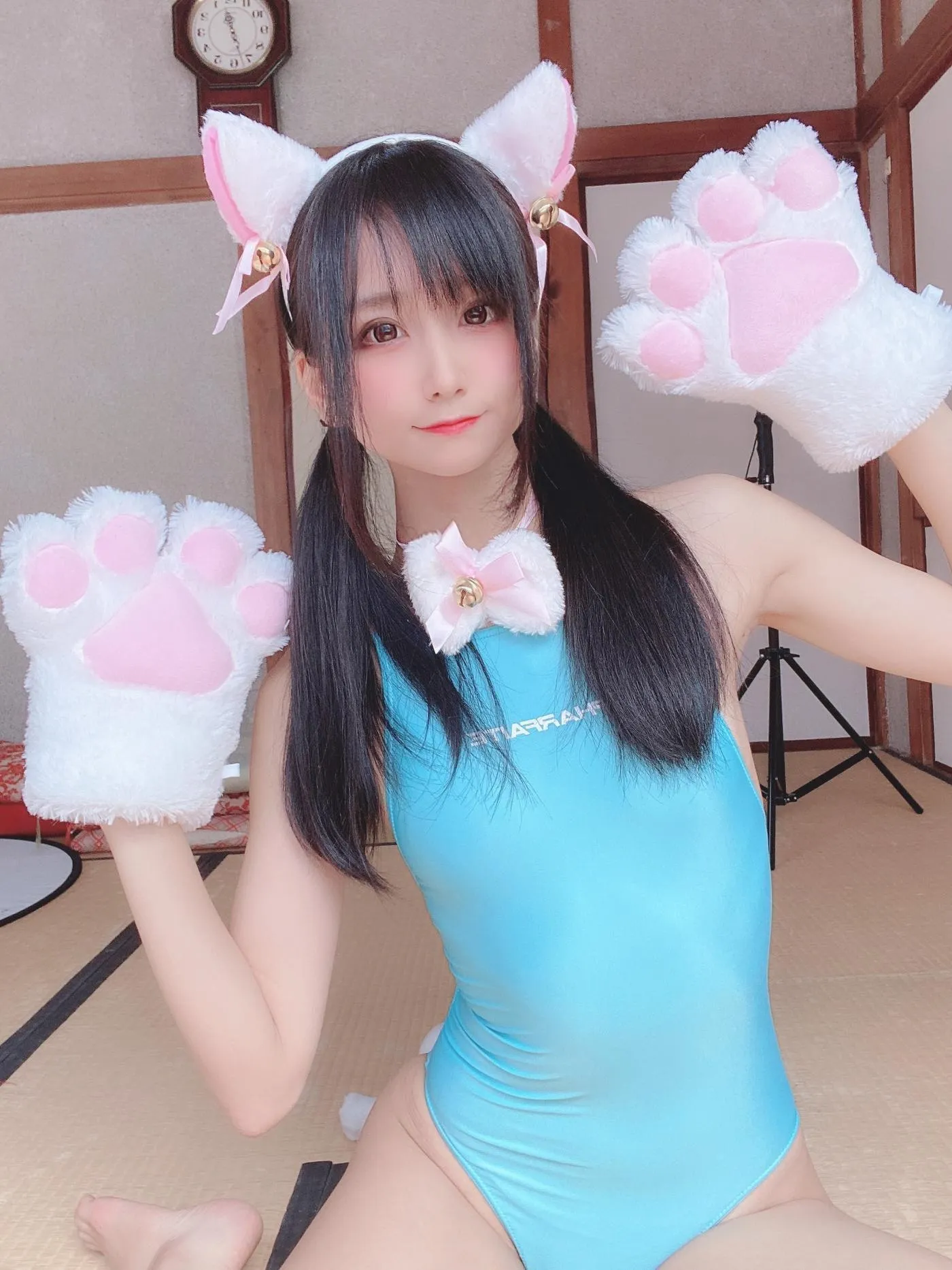 柳丸 – NO.07 [Fantia] 2022年04月写真合集(14期)-2022-04-11 撮れたて速報ﾈｺﾁｬﾝ競泳水着 [35P]插图4