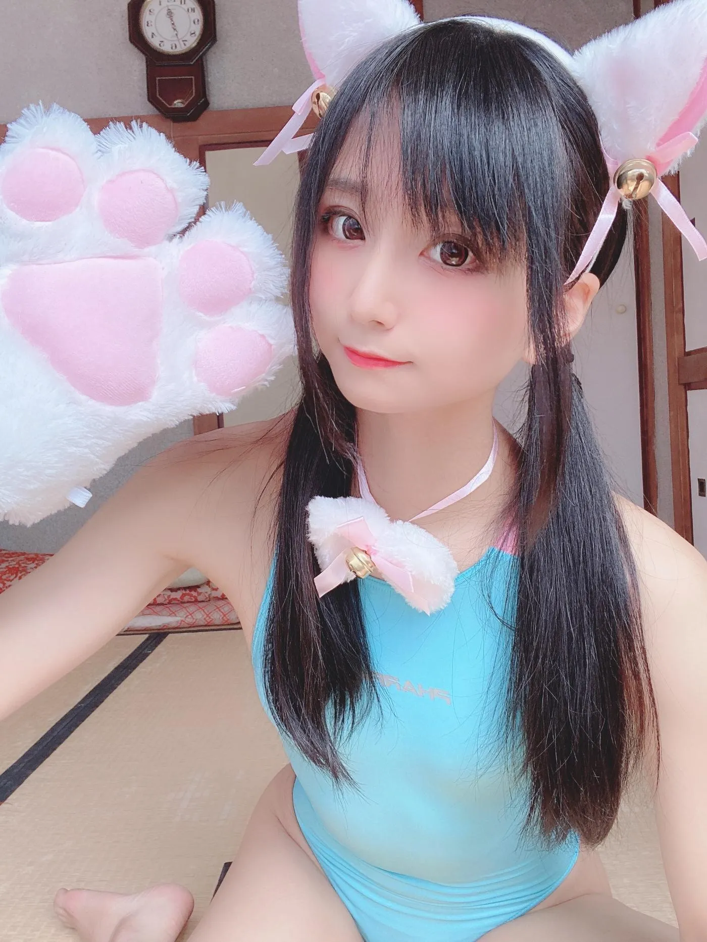 柳丸 – NO.07 [Fantia] 2022年04月写真合集(14期)-2022-04-11 撮れたて速報ﾈｺﾁｬﾝ競泳水着 [35P]插图5