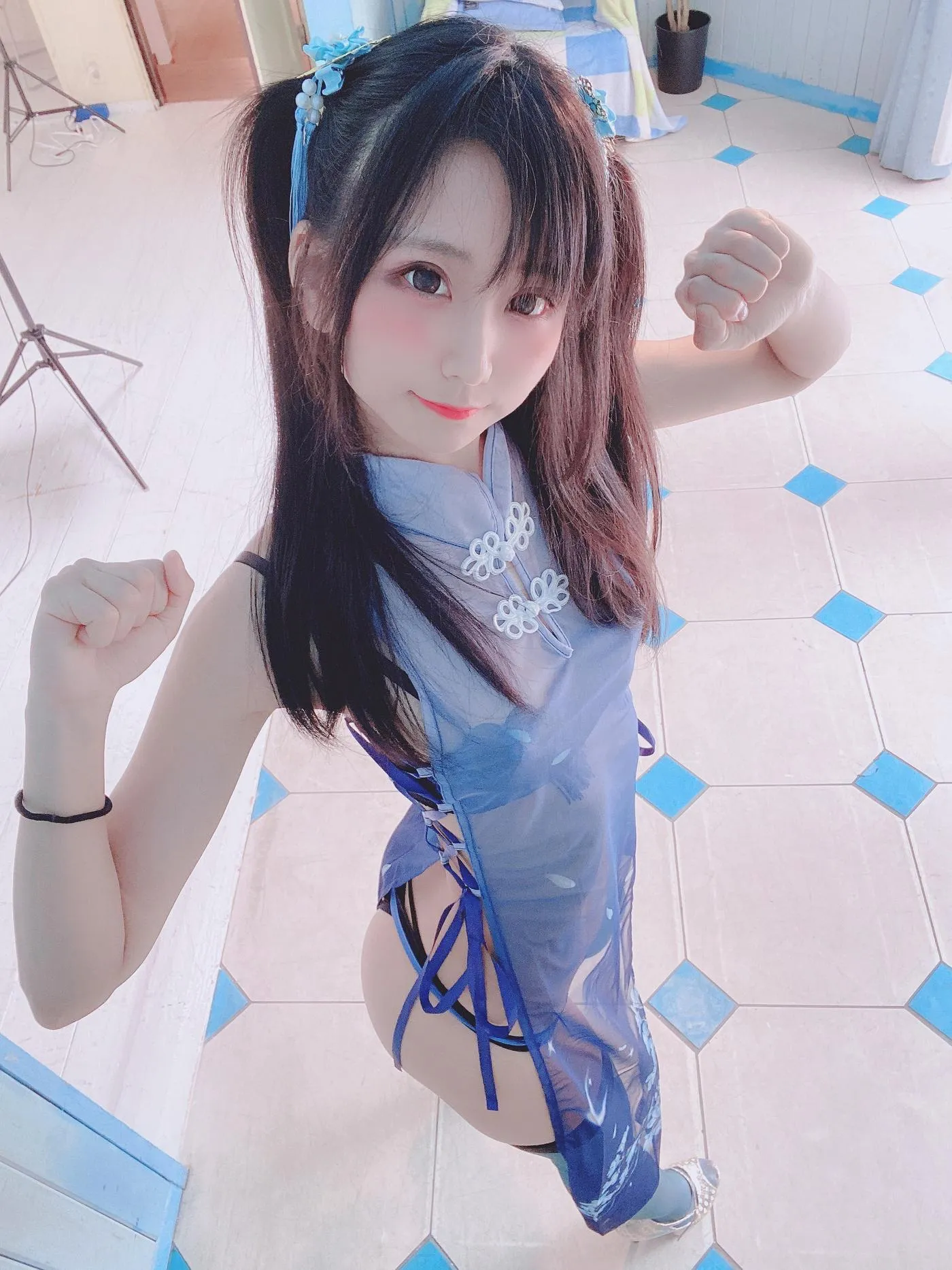柳丸 – NO.07 [Fantia] 2022年04月写真合集(14期)-2022-04-18 撮れたて速報！透けてるチャイナ [30P]插图5