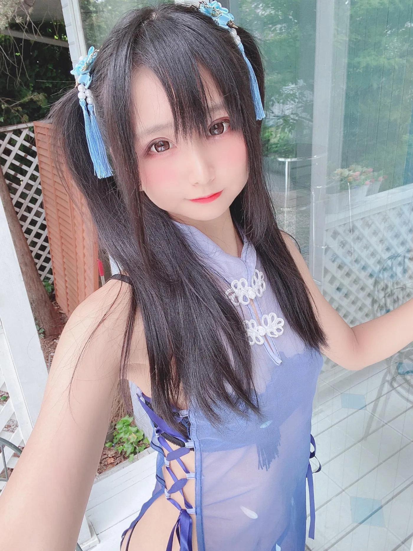 柳丸 – NO.07 [Fantia] 2022年04月写真合集(14期)-2022-04-18 撮れたて速報！透けてるチャイナ [30P]插图8