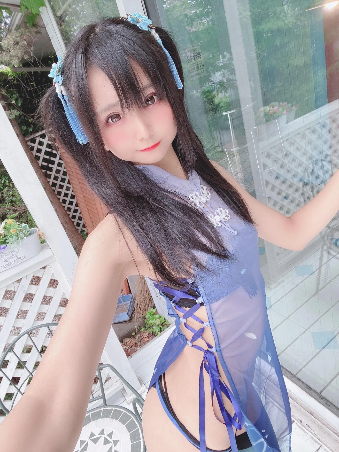 柳丸 – NO.07 [Fantia] 2022年04月写真合集(14期)-2022-04-18 撮れたて速報！透けてるチャイナ [30P]插图9