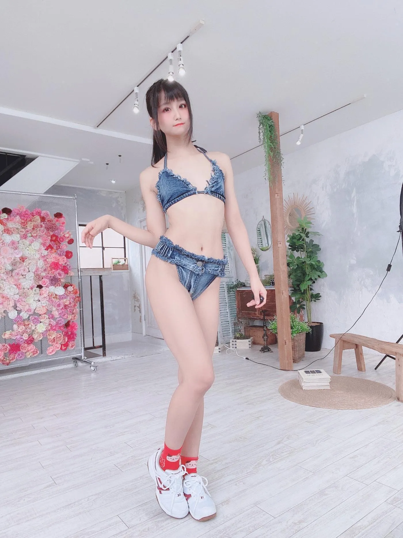 柳丸 – NO.07 [Fantia] 2022年04月写真合集(14期)-2022-04-26 撮れたて速報！デニムな水着 [56P]插图7